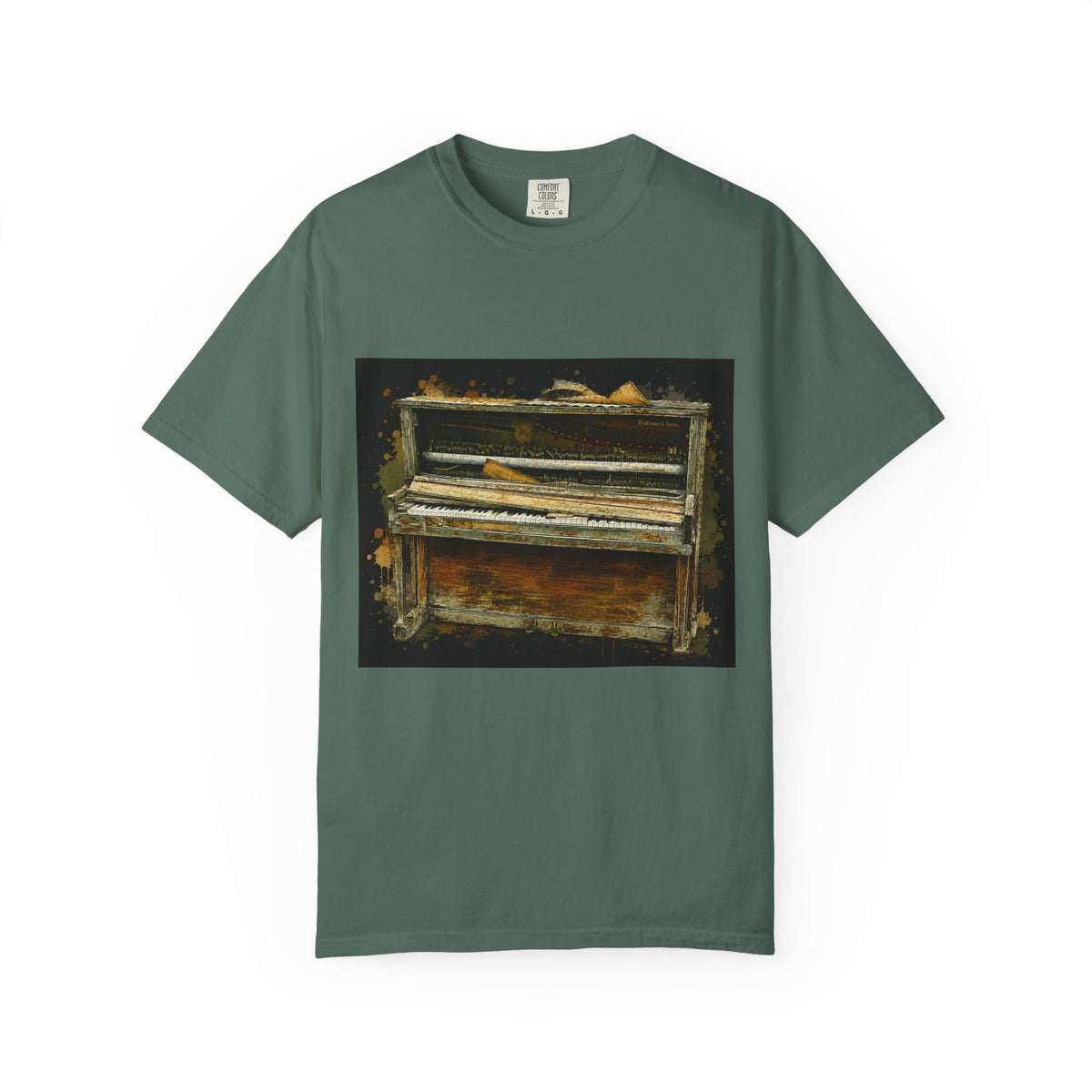 Vintage Piano Original Art T Shirt