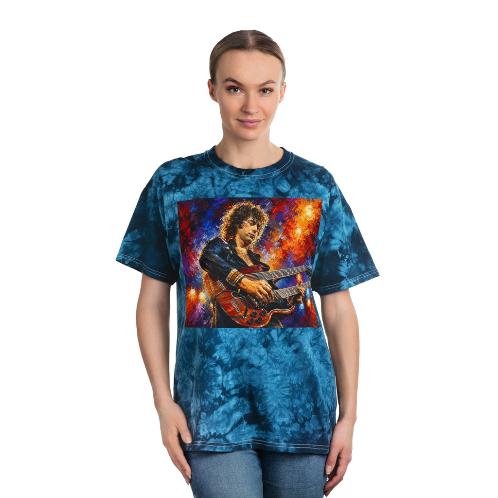 Jimmy Page Tribute Tie Dye T Shirt