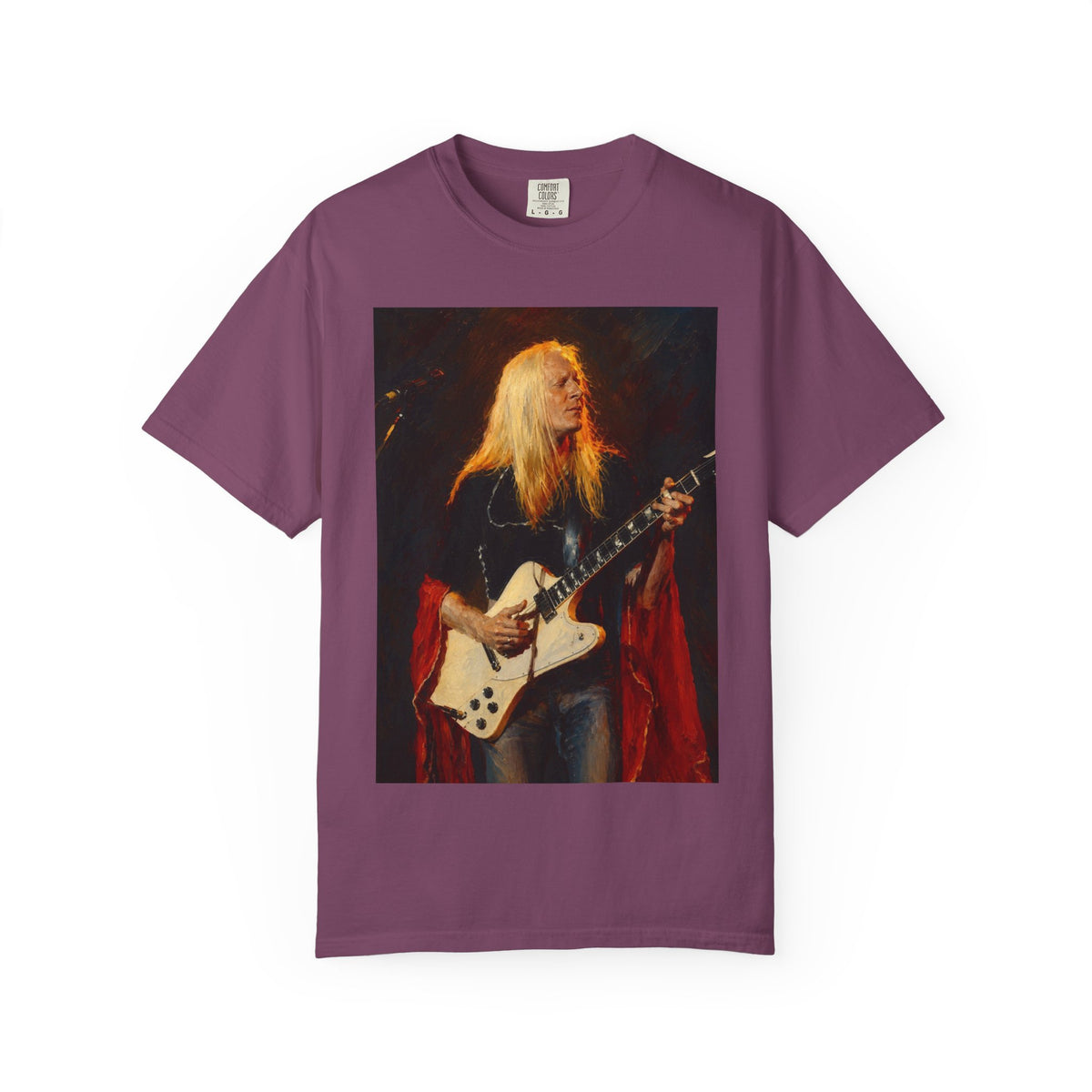 Johnny Winter Guitar T Shirt
