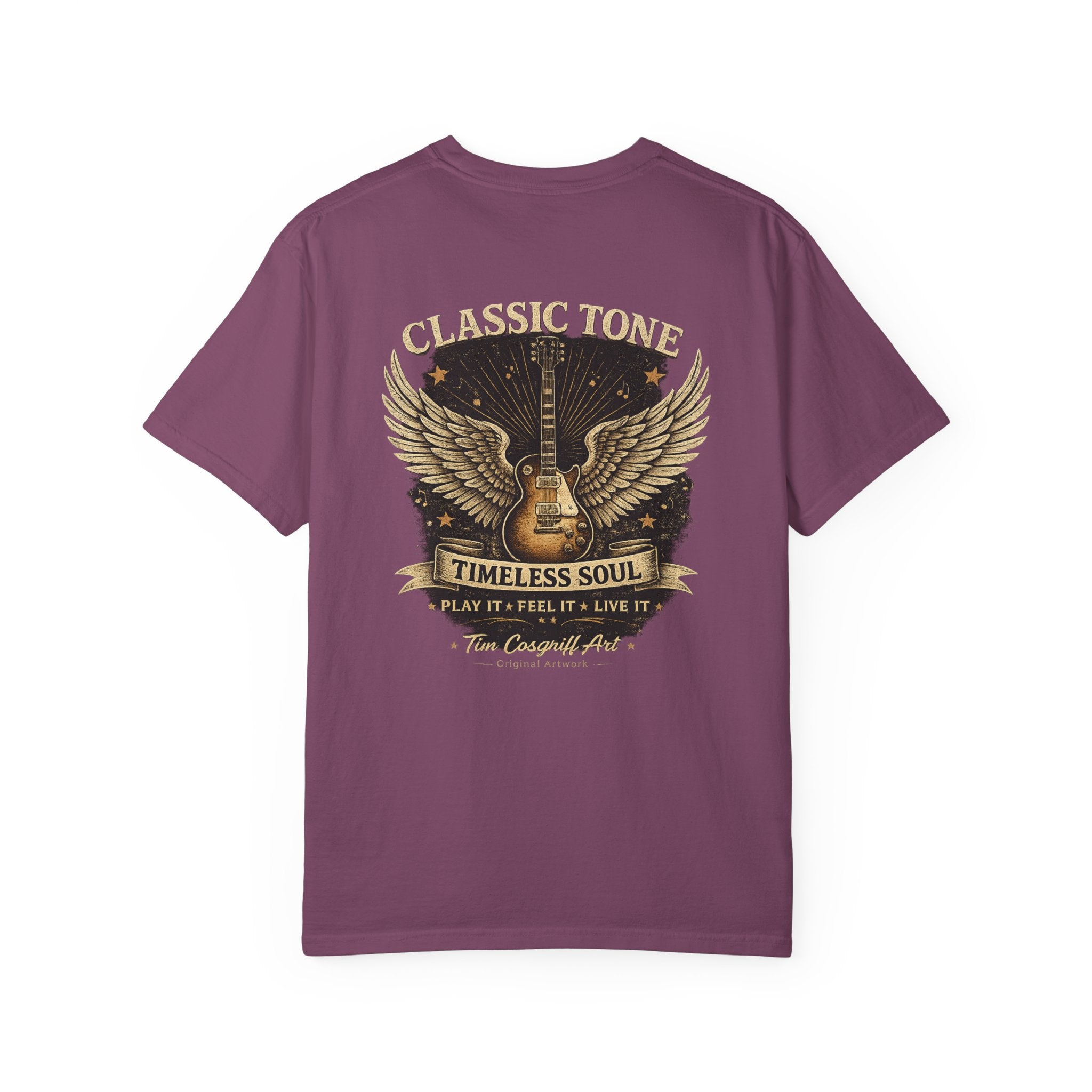 Vintage Piano & Guitar Tee — "Classic Tone Timeless Soul" Graphic T-Shirt