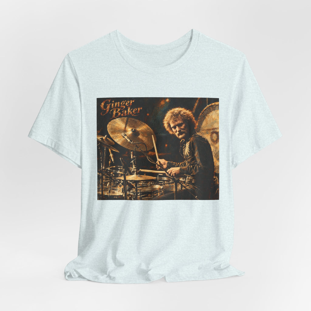 Ginger Baker Drummer T Shirt