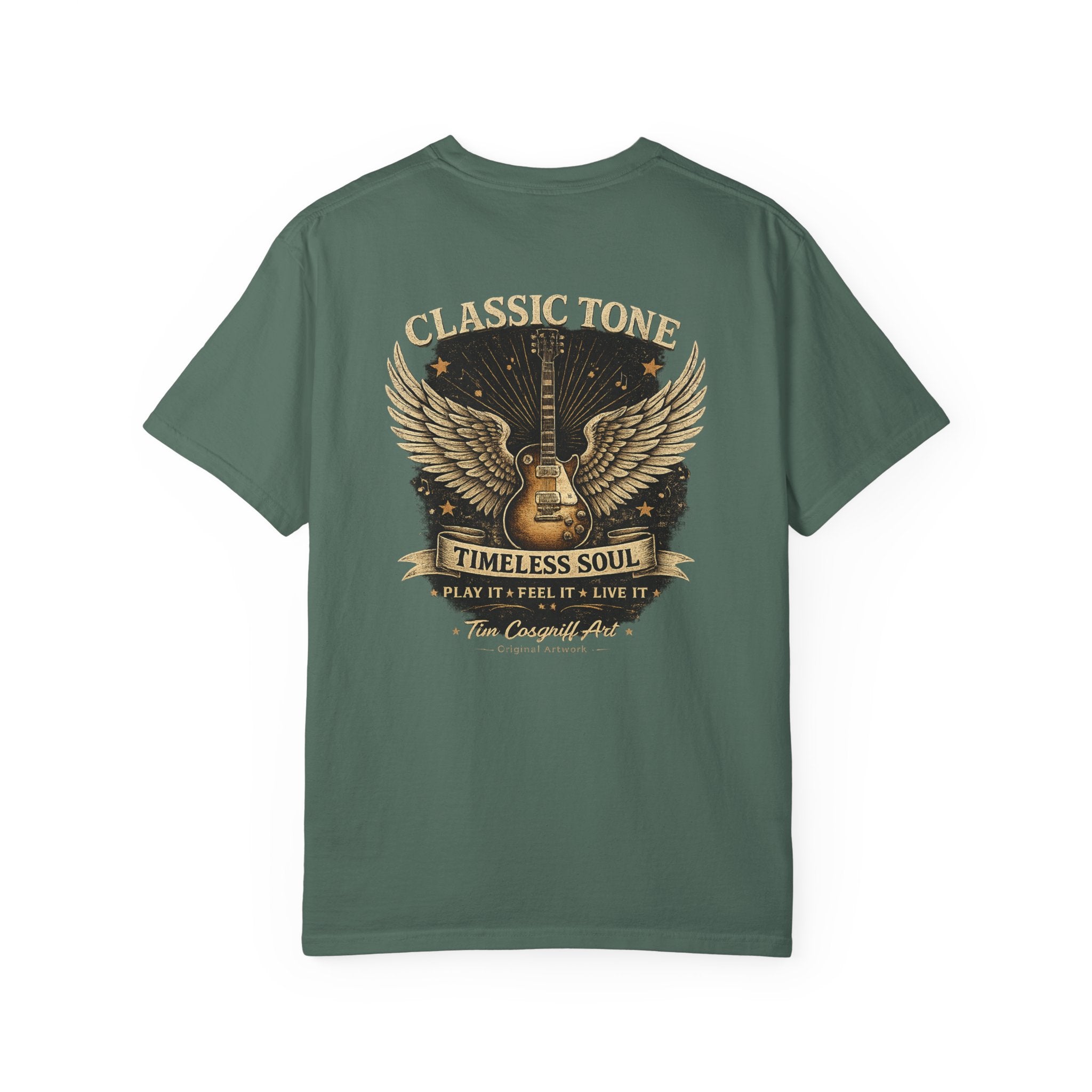Guitar Vintage Tee — "Classic Tone, Timeless Soul" Rock Music T-Shirt
