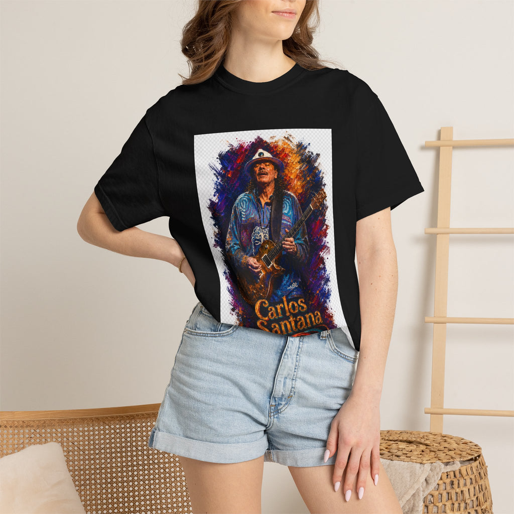 Carlos Santana Guitar  T Shirt