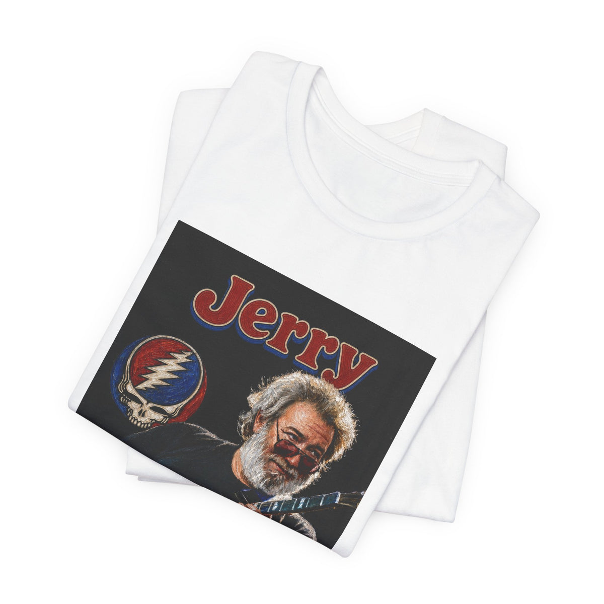 Jerry Garcia Guitar Portrait T Shirt