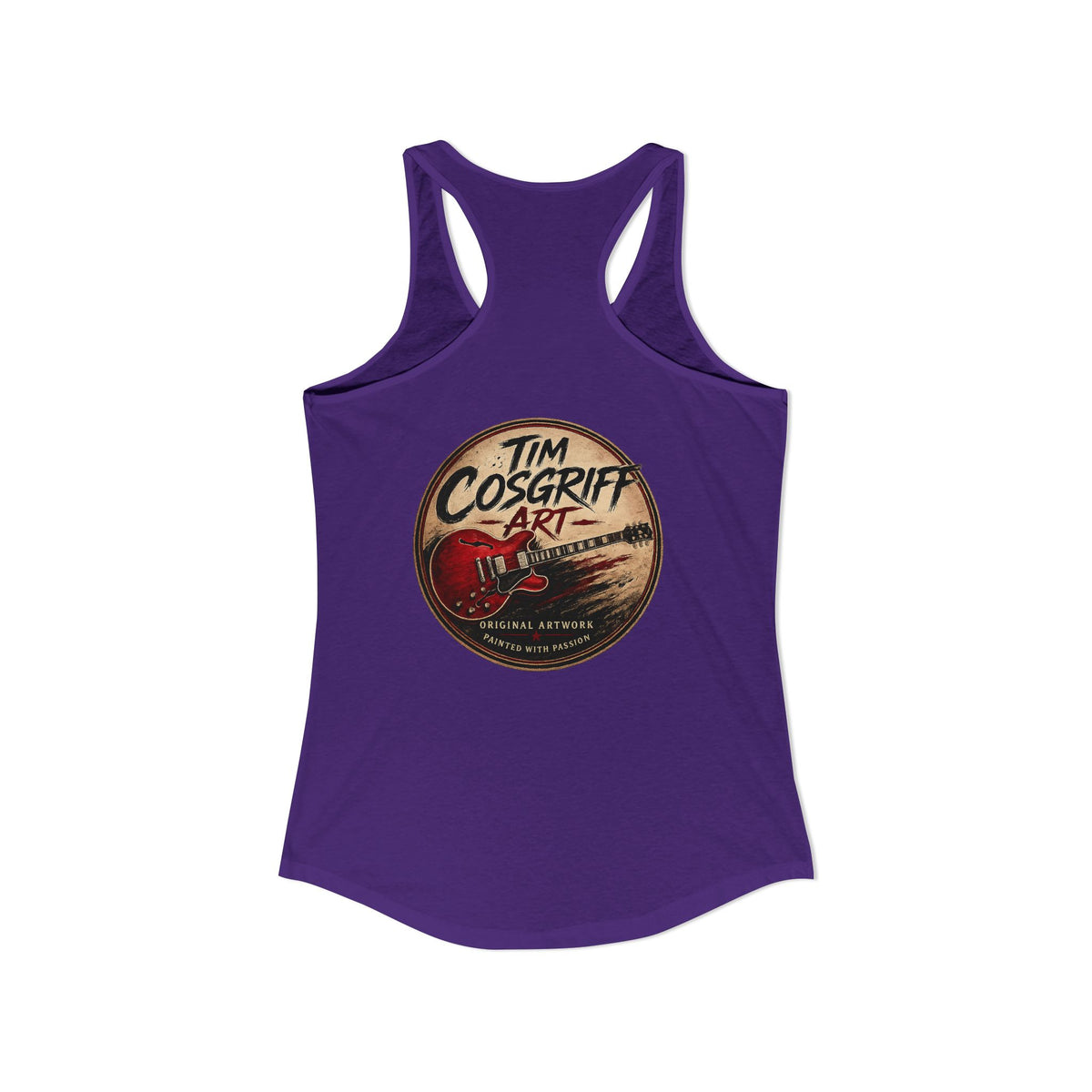 Jimmy Page Guitarist Women's Ideal Racerback Tank