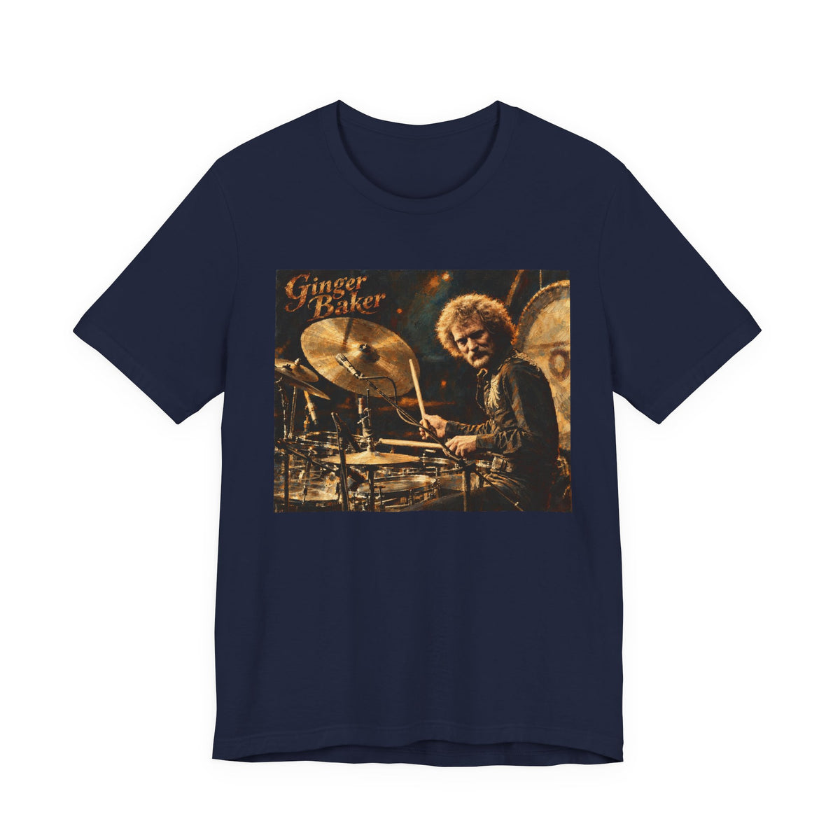 Ginger Baker Drummer T Shirt