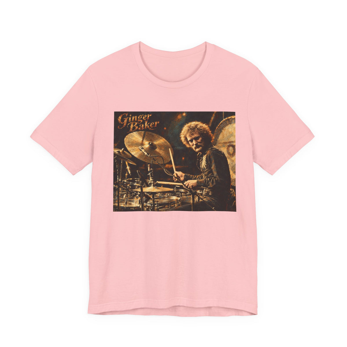 Ginger Baker Drummer T Shirt