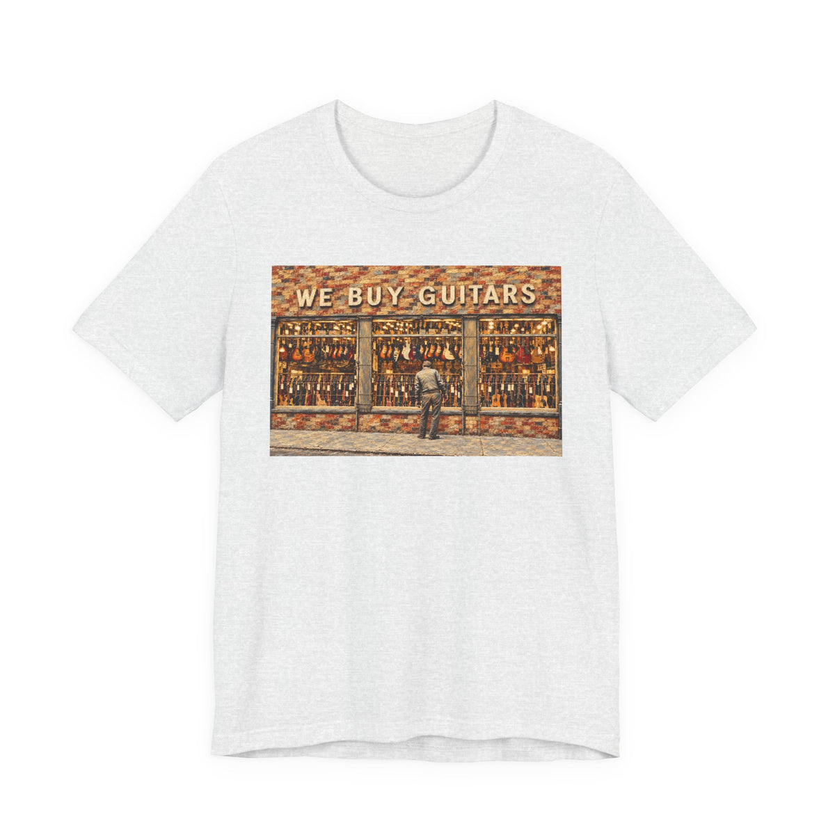 We Buy Guitars Vintage Music Store Tee