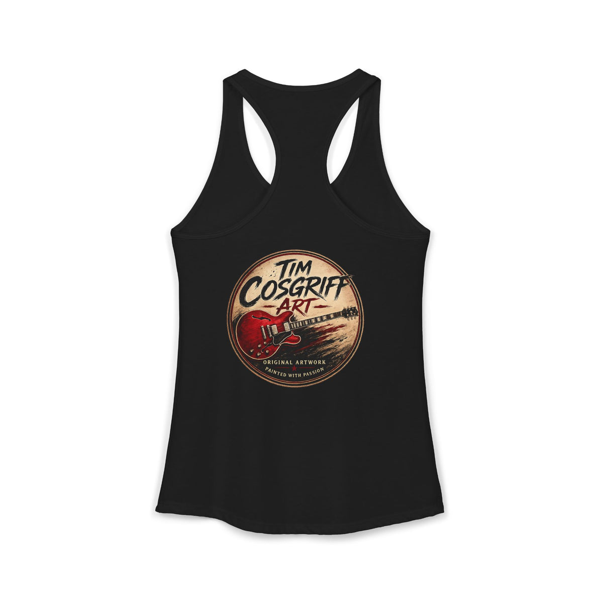 Jimmy Page Guitarist Women's Ideal Racerback Tank
