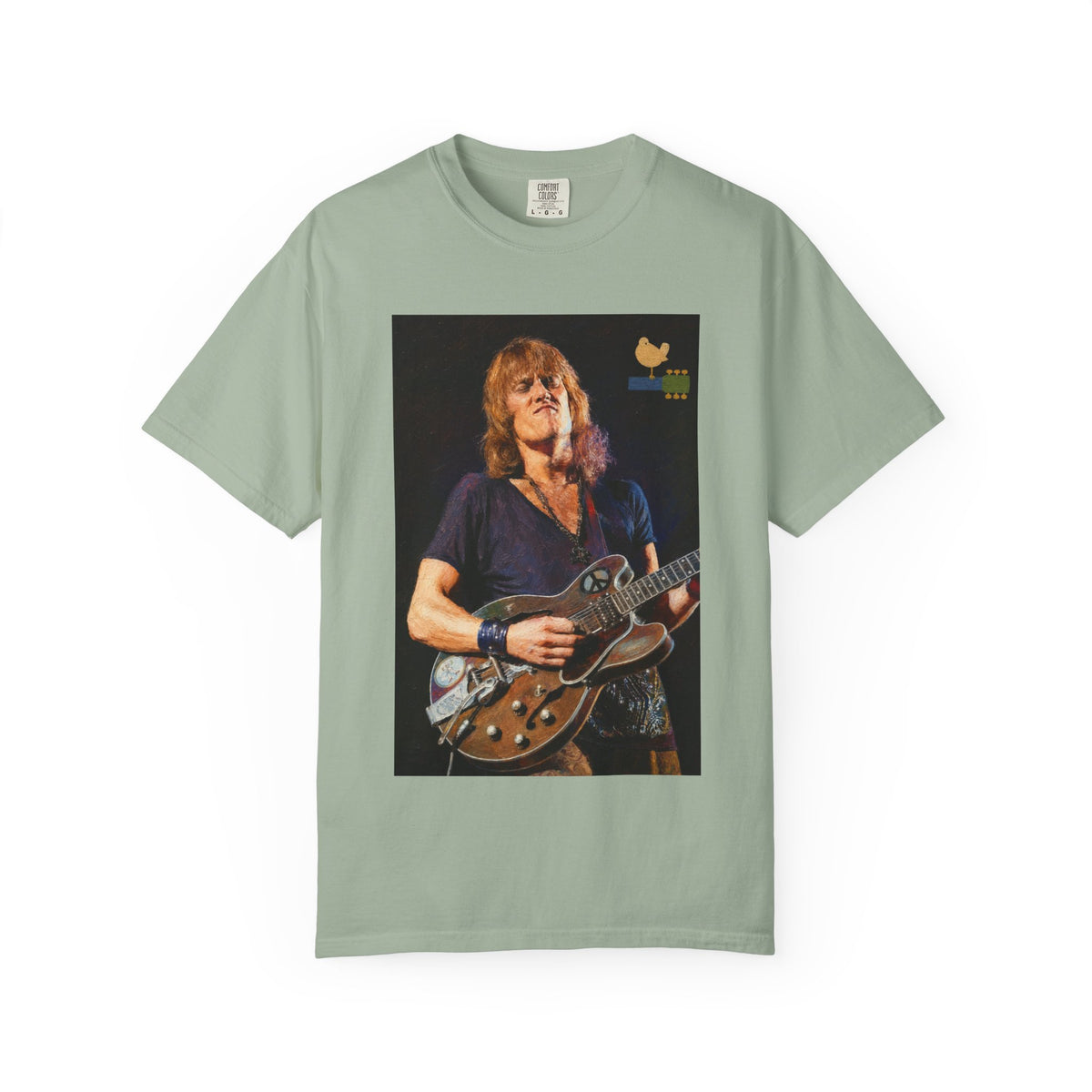 Alvin Lee performing at Woodstock T Shirt