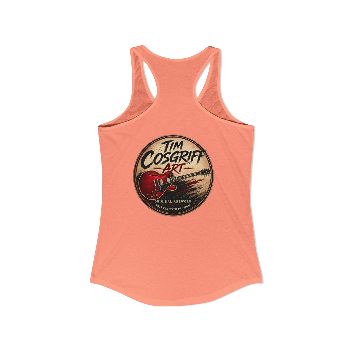 Jimmy Page Guitarist Women's Ideal Racerback Tank