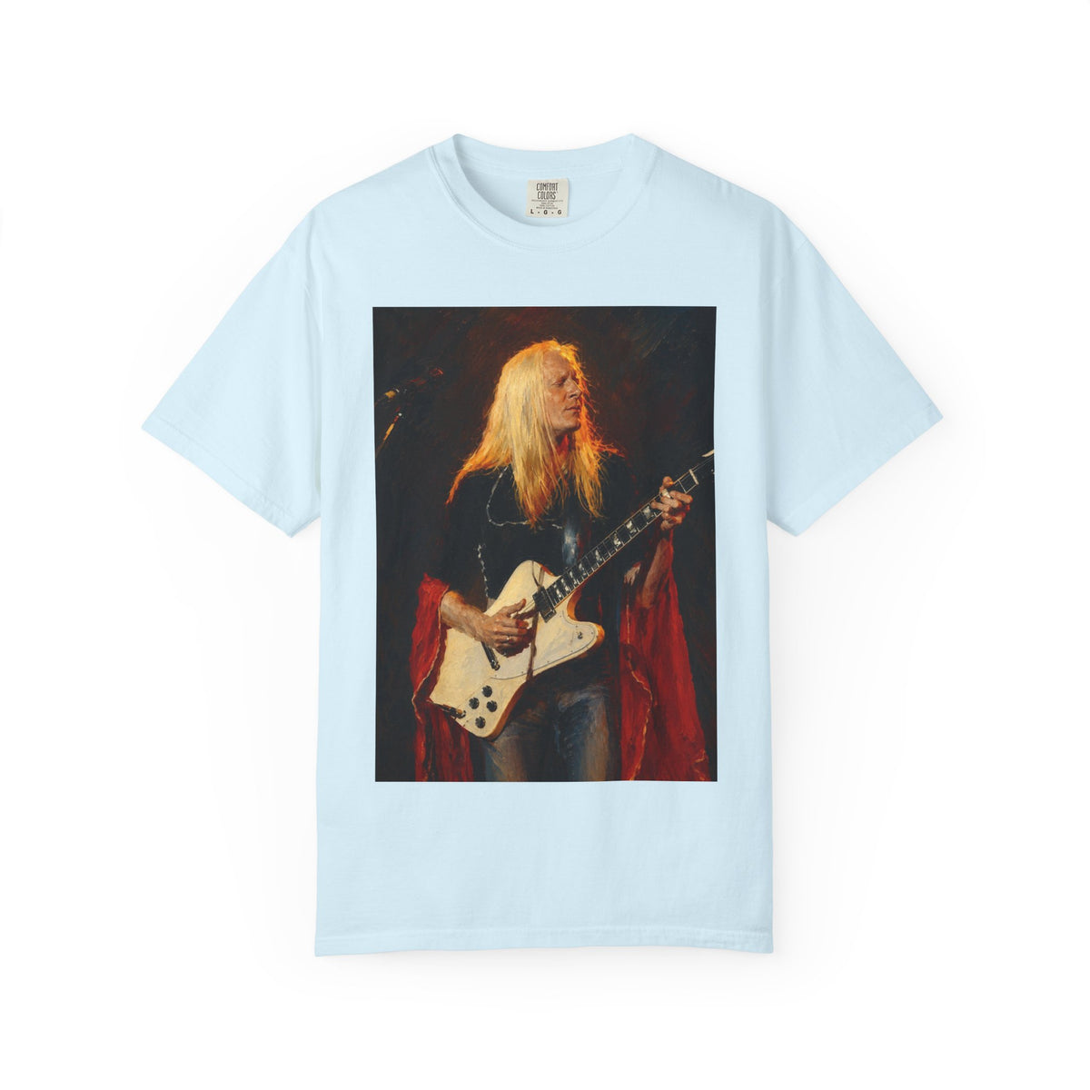 Johnny Winter Guitar T Shirt