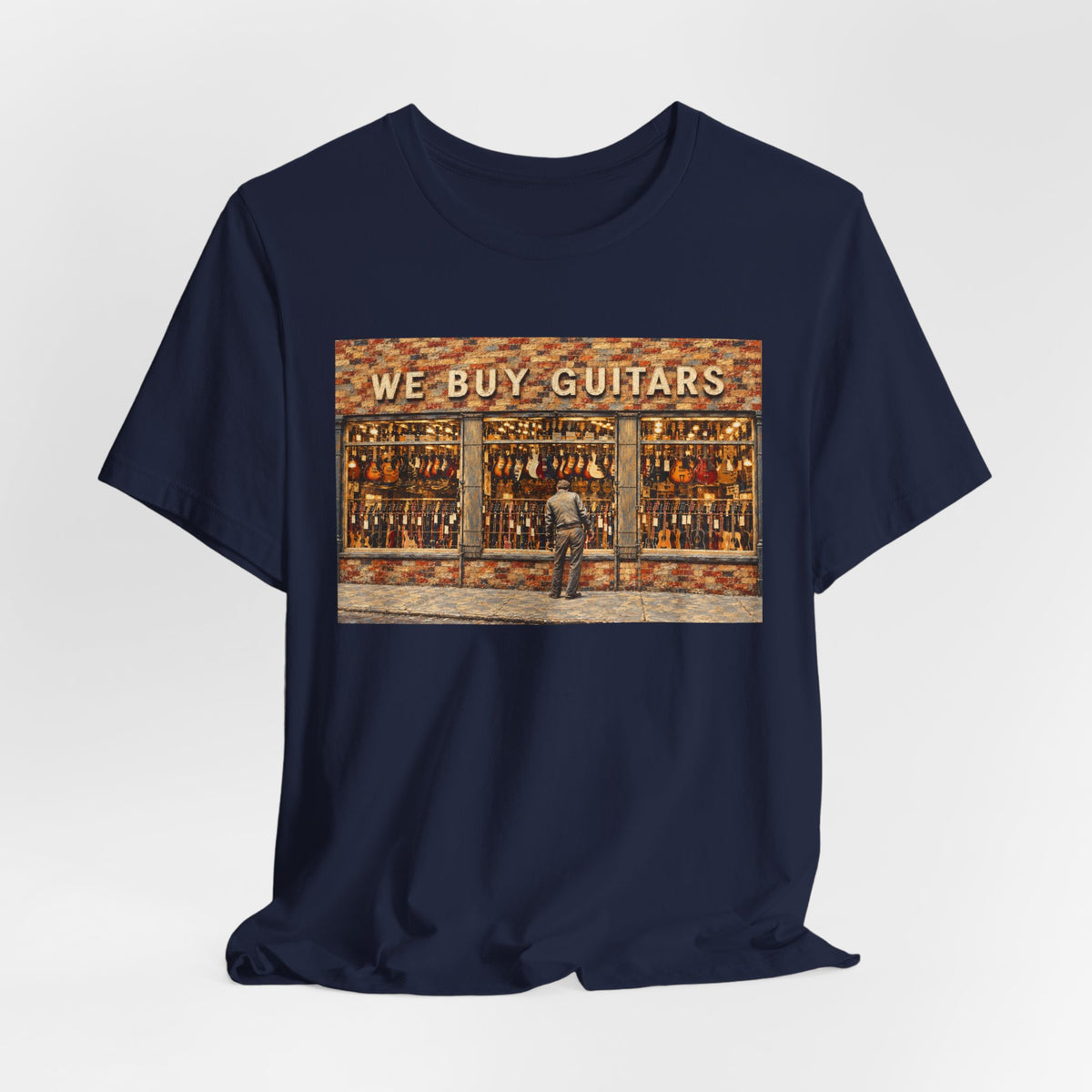 We Buy Guitars Vintage Music Store Tee