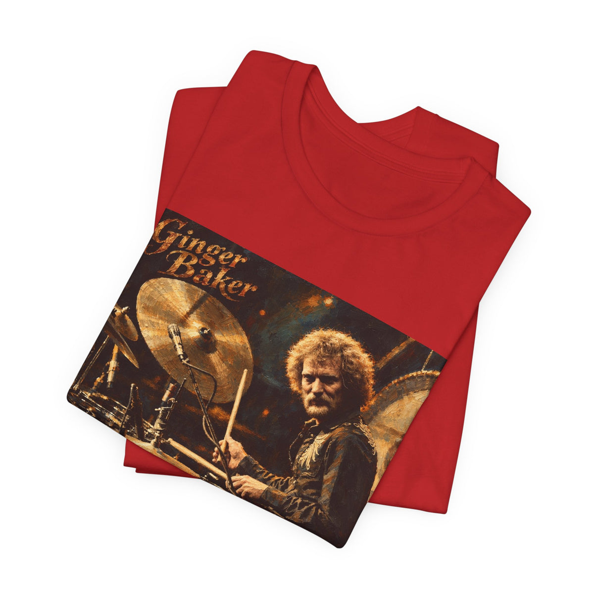 Ginger Baker Drummer T Shirt