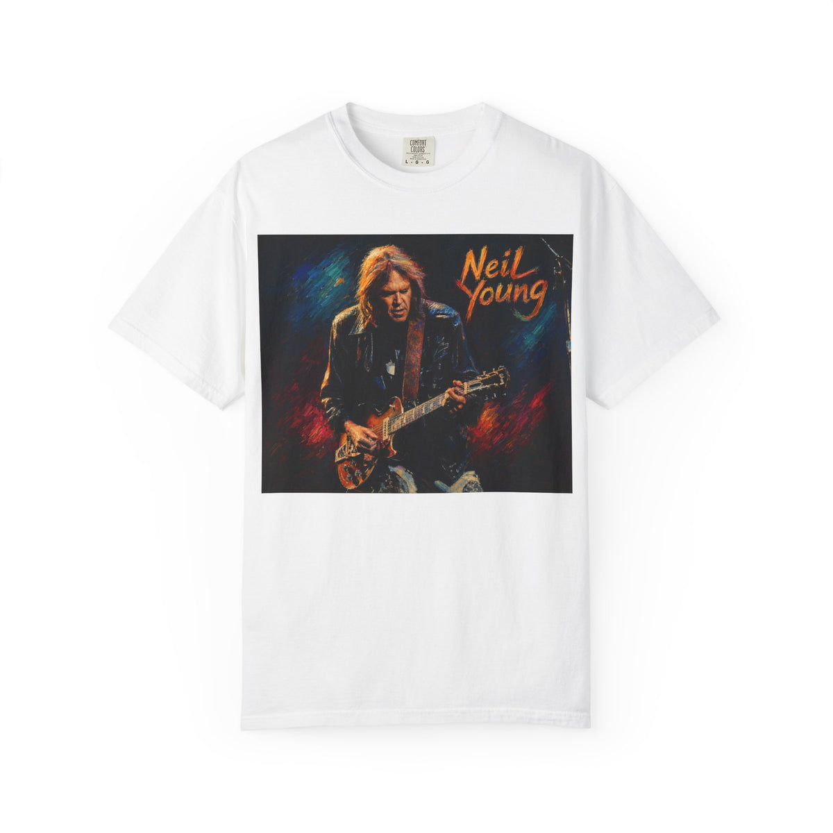 Neil Young Vintage Guitar T Shirt