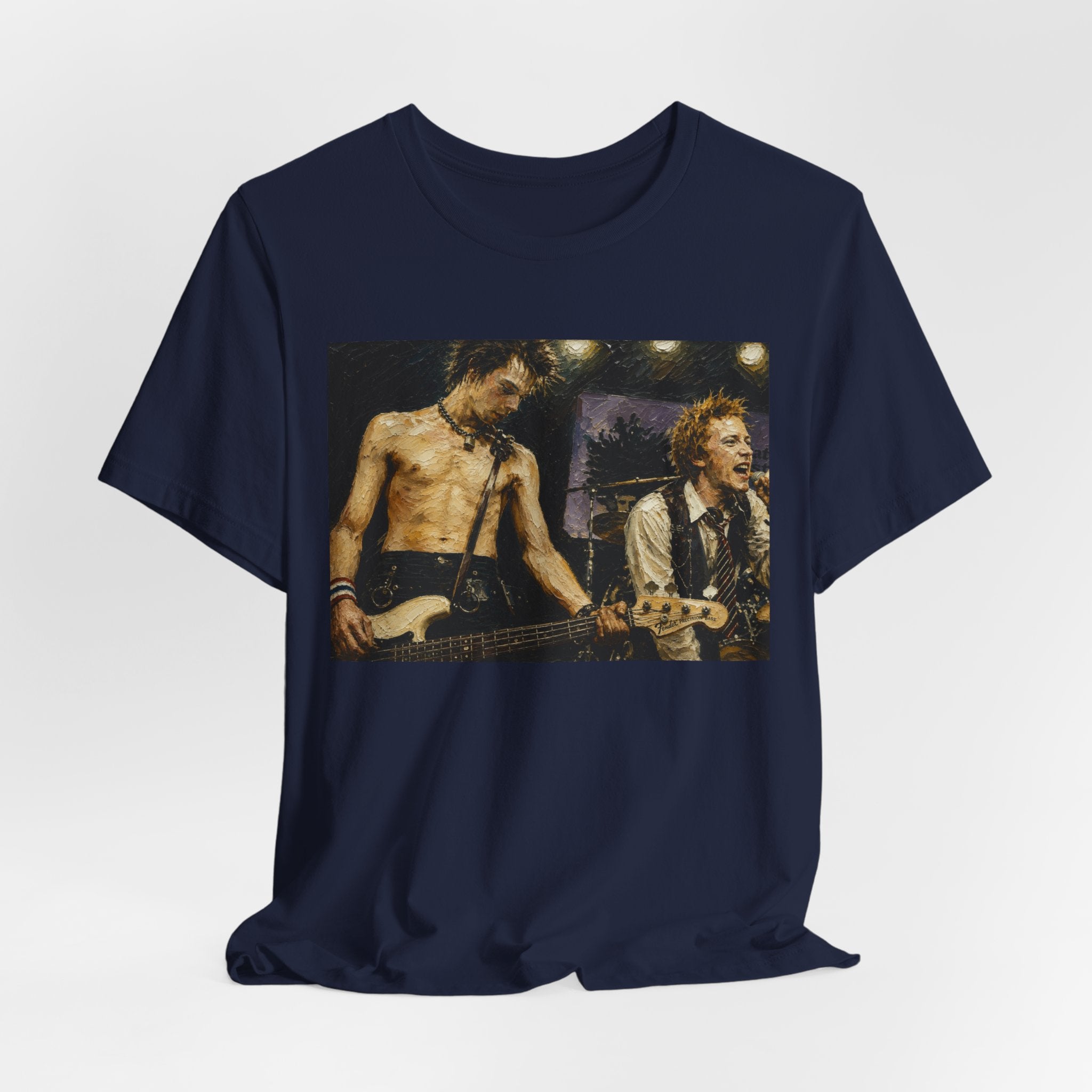 Rock Concert Photo Tee Vintage Live Band Graphic T-Shirt