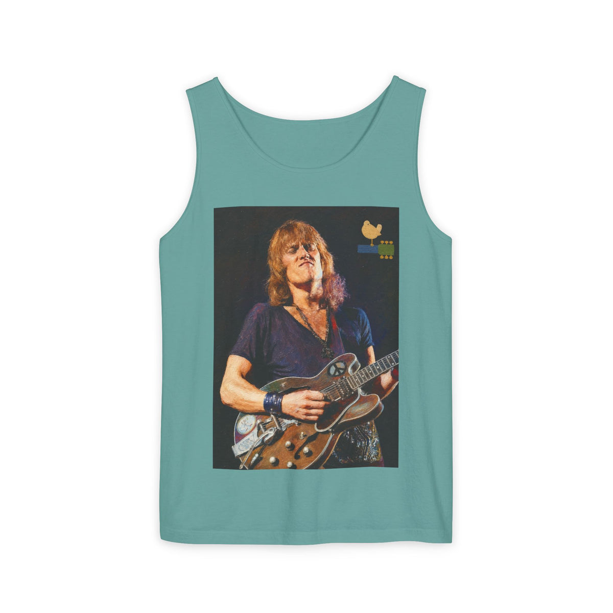 Alvin Lee at Woodstock Tank Top Unisex