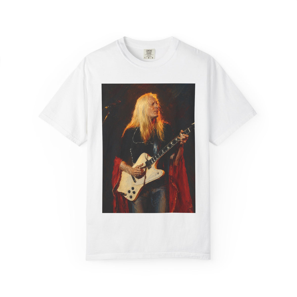 Johnny Winter Guitar T Shirt