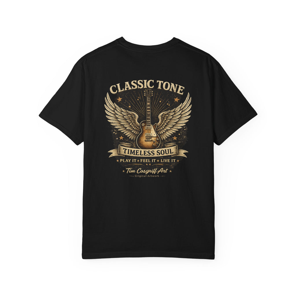Guitar Vintage Tee — "Classic Tone, Timeless Soul" Rock Music T-Shirt