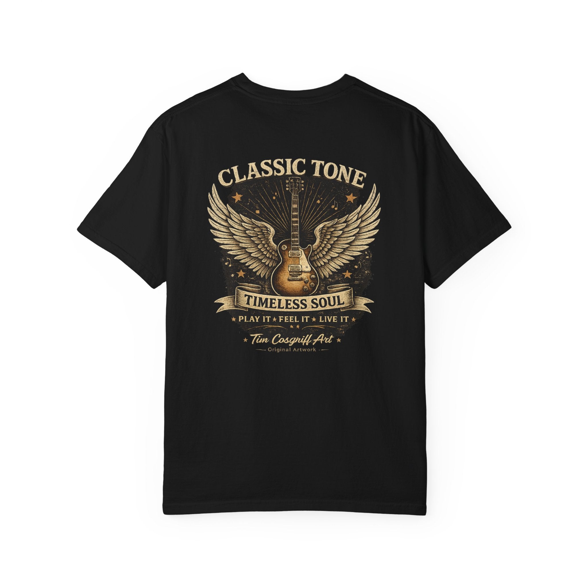 Guitar Vintage Tee — "Classic Tone, Timeless Soul" Rock Music T-Shirt