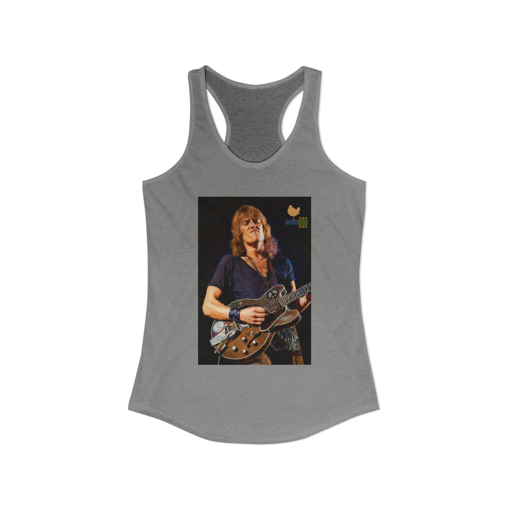 Alvin Lee at Woodstock Women's Racerback Tank