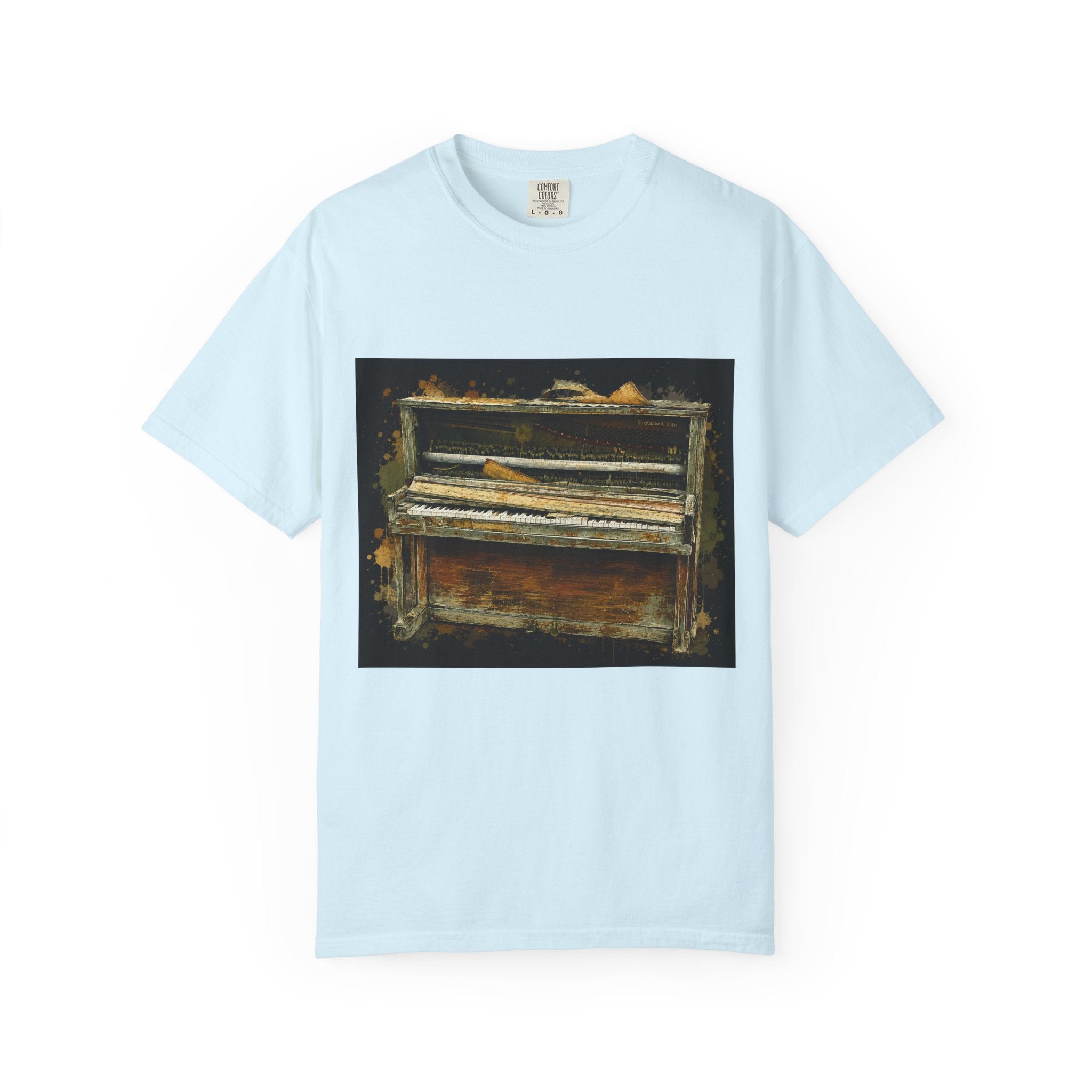 Vintage Piano & Guitar Tee — "Classic Tone Timeless Soul" Graphic T-Shirt