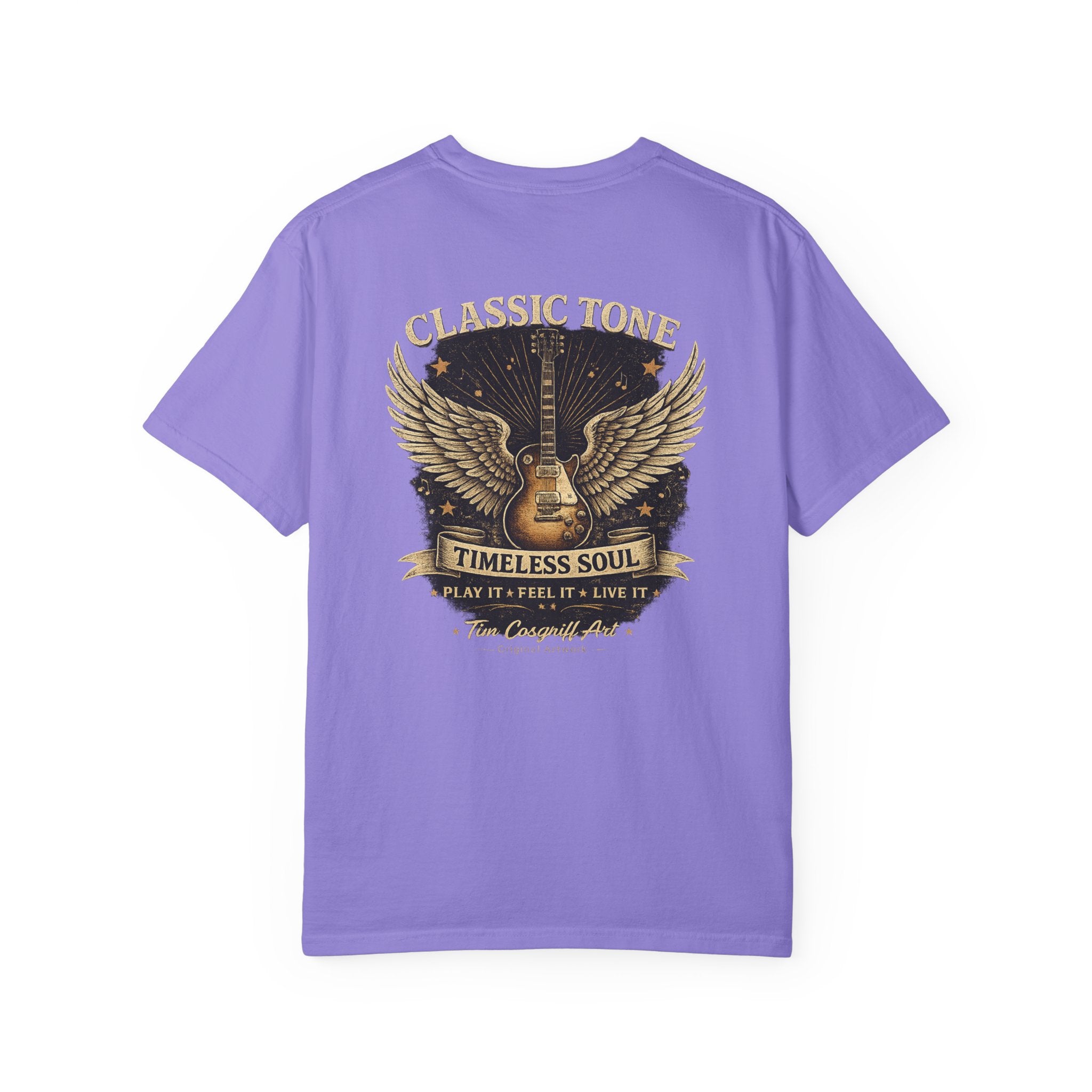 Guitar Vintage Tee — "Classic Tone, Timeless Soul" Rock Music T-Shirt