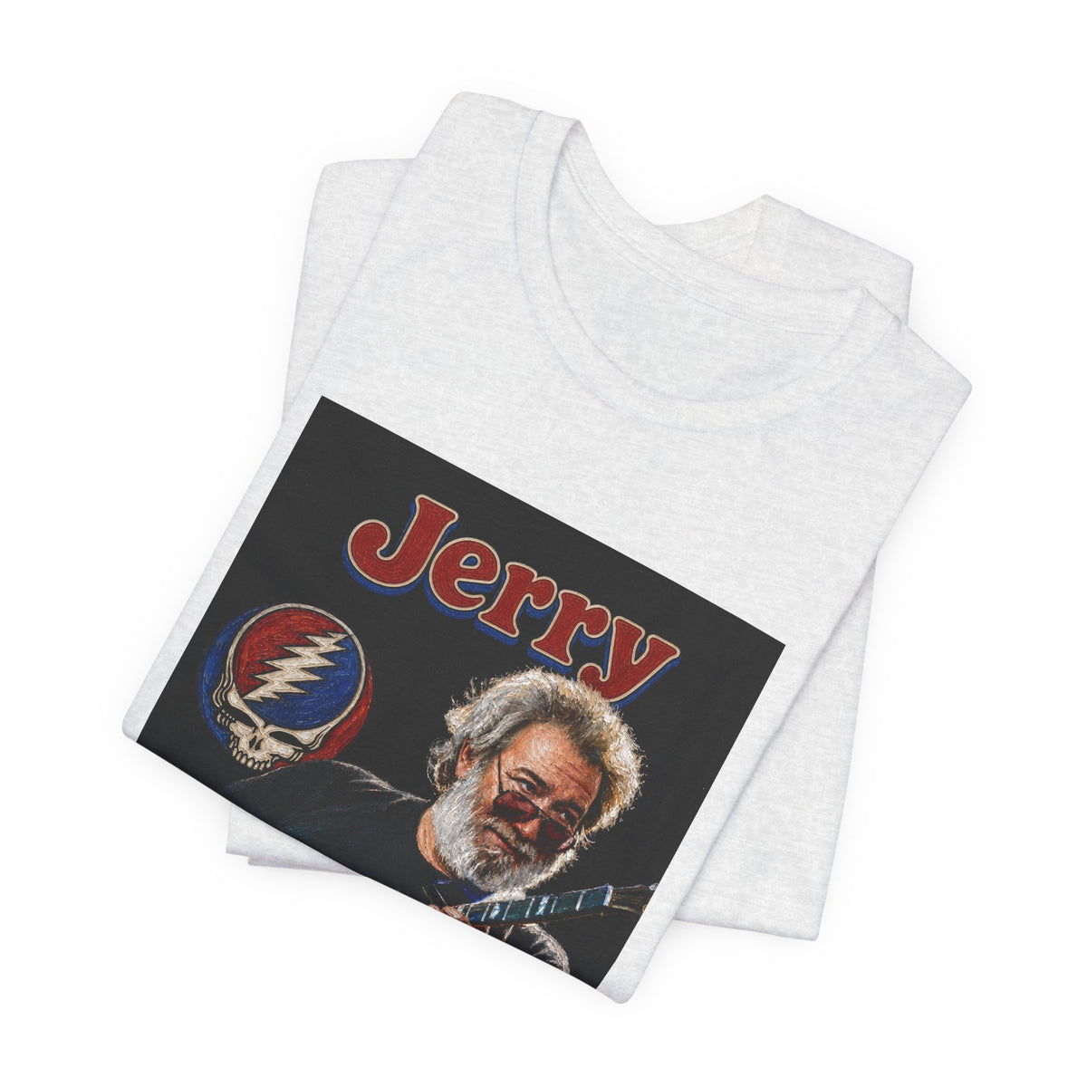 Jerry Garcia Guitar Portrait T Shirt