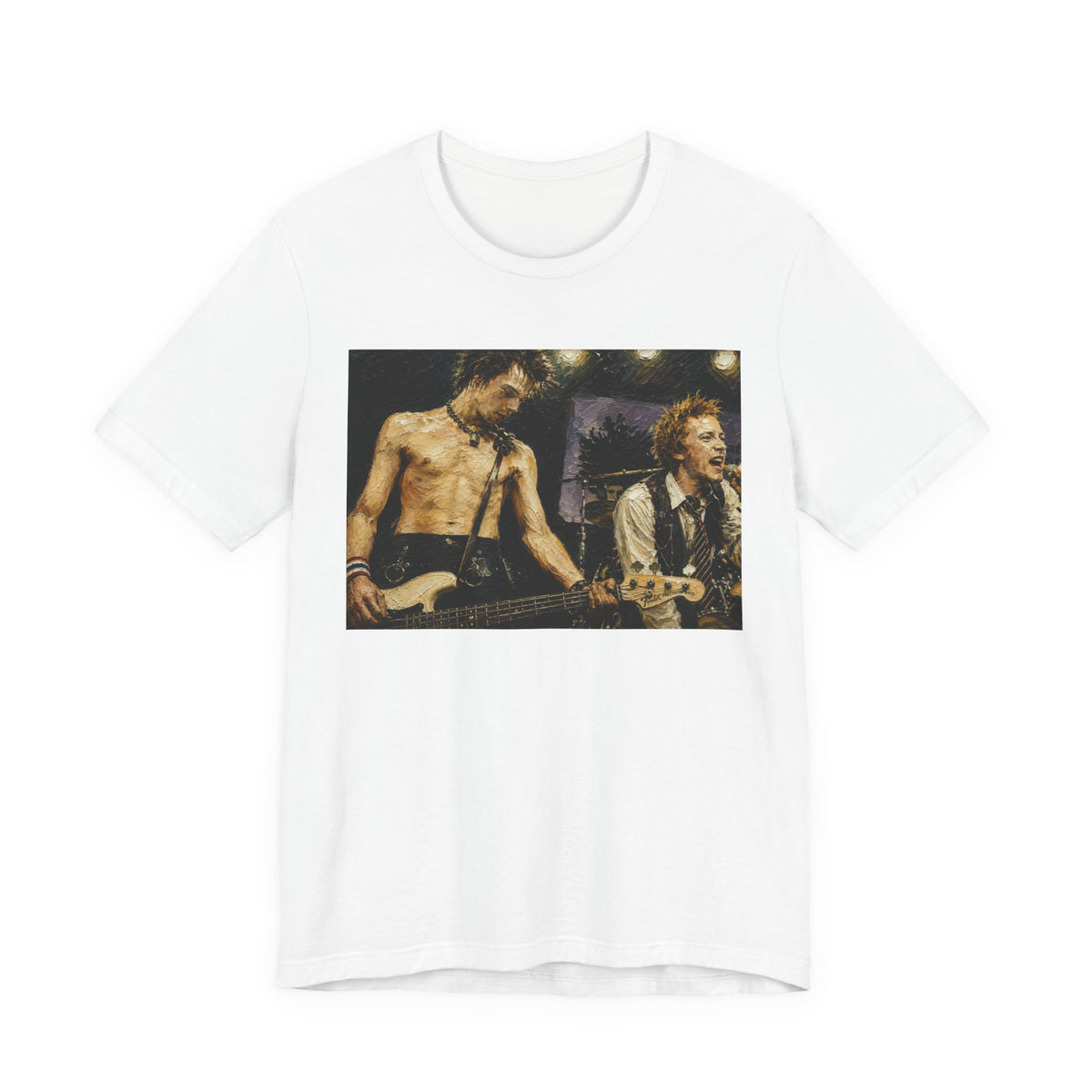 Sid Viscious and Johnny Rotten Live Band T Shirt