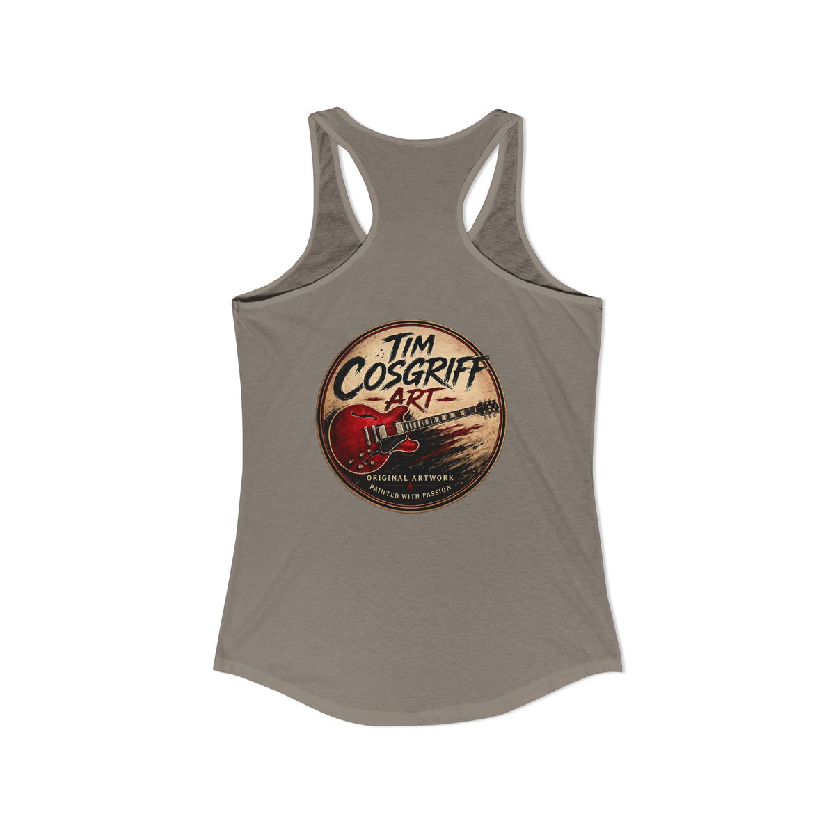 Jimmy Page Guitarist Women's Ideal Racerback Tank