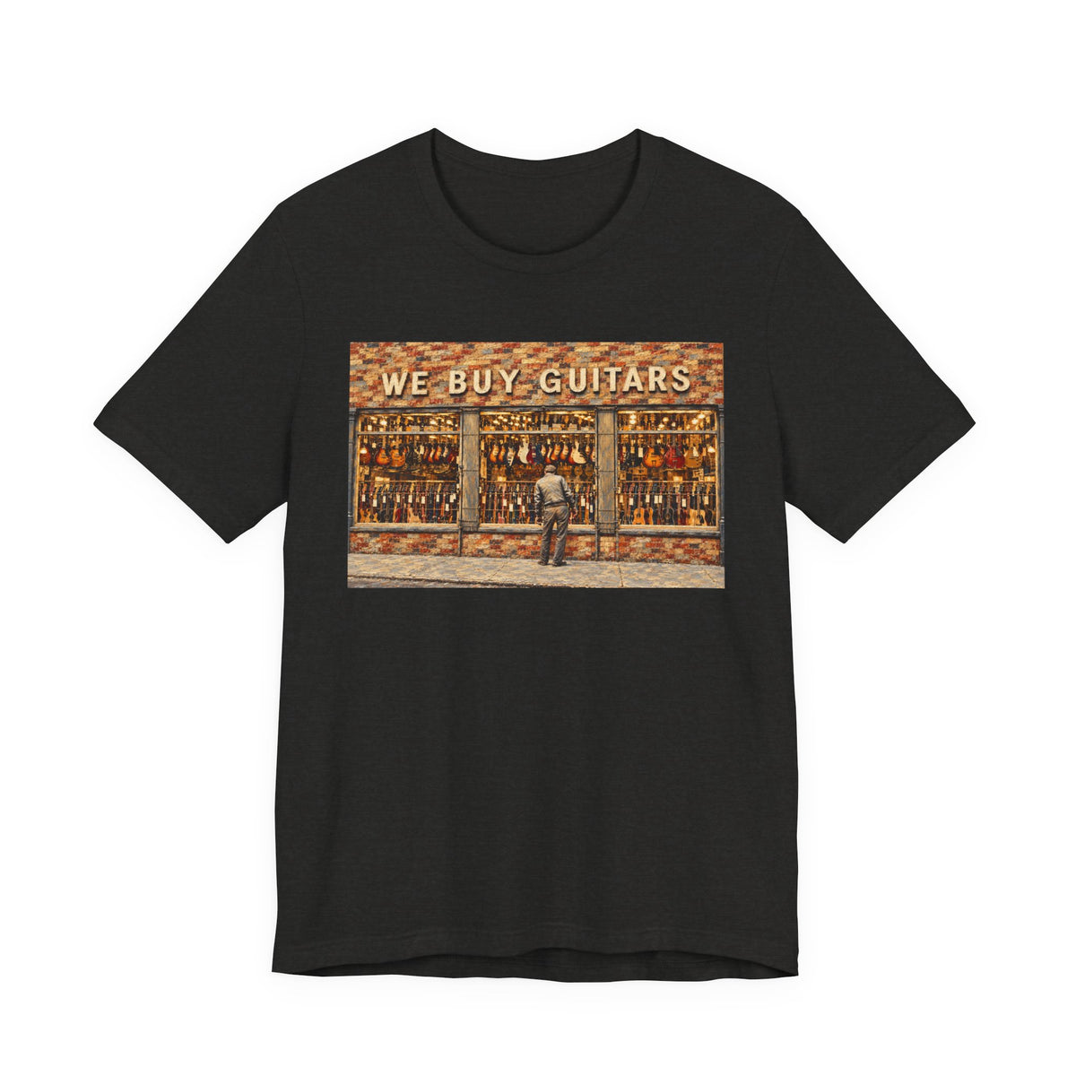 We Buy Guitars Vintage Music Store Tee