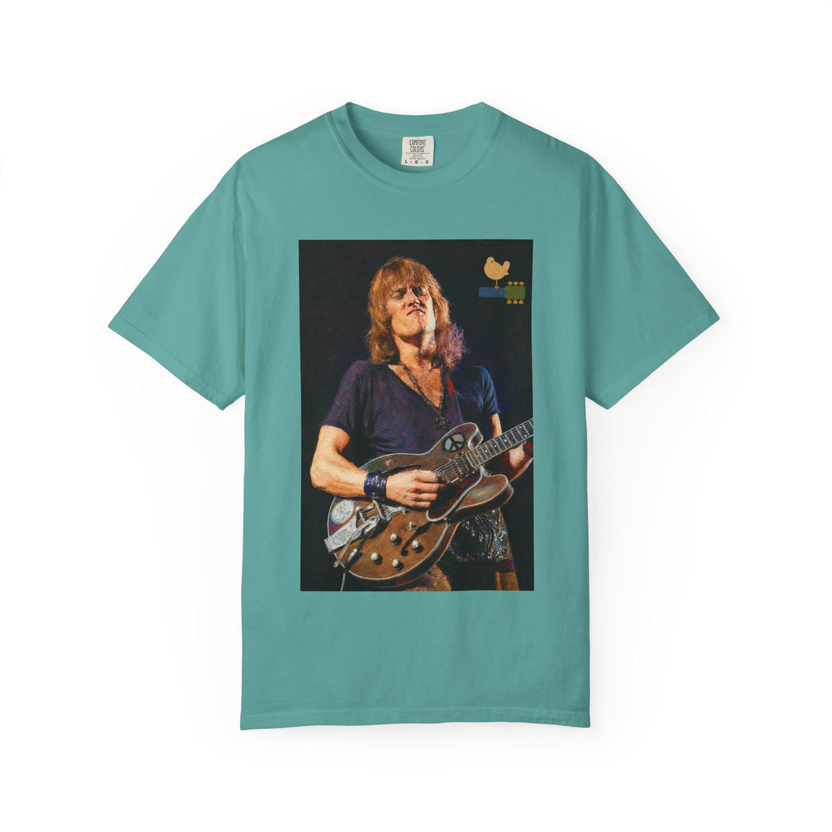 Alvin Lee performing at Woodstock T Shirt