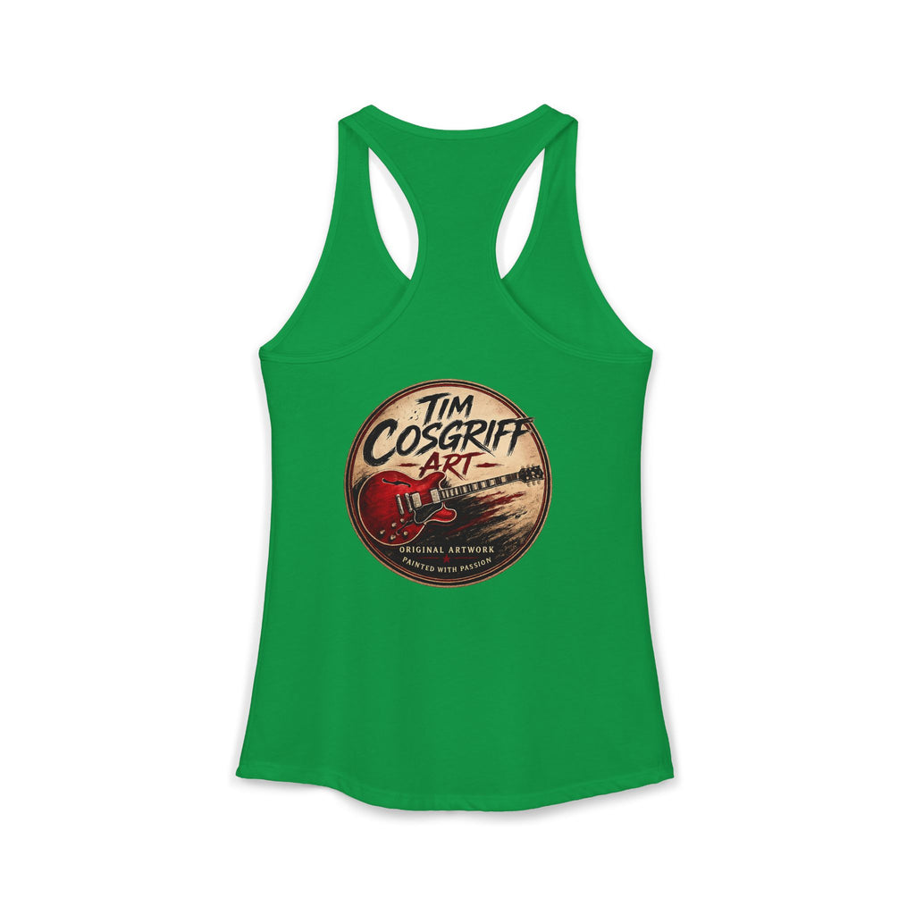 Jimmy Page Guitarist Women's Ideal Racerback Tank