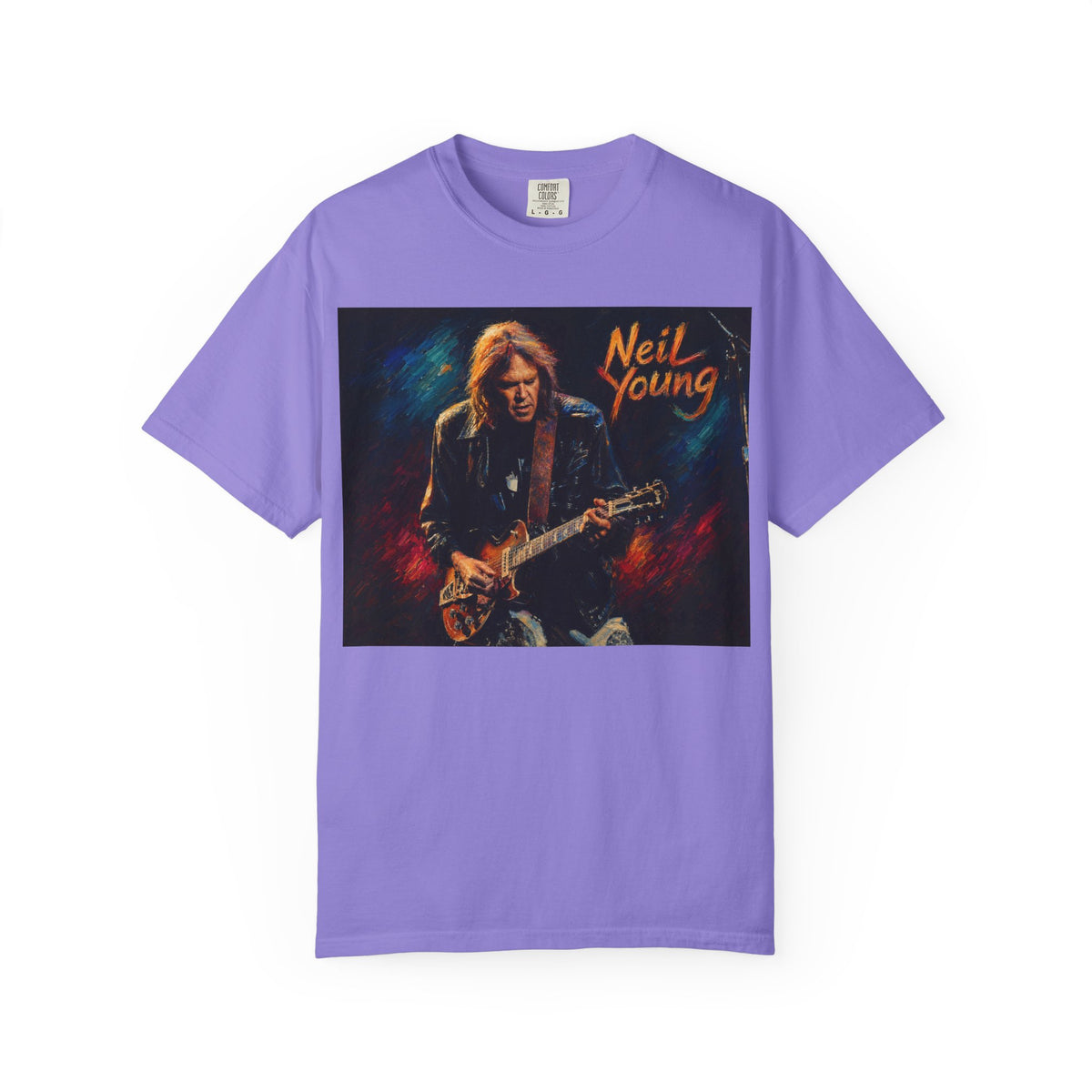 Neil Young Vintage Guitar T Shirt