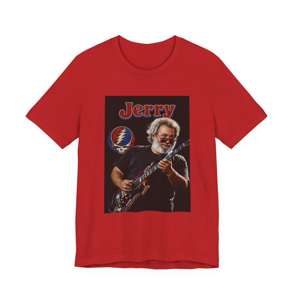 Jerry Garcia Guitar Portrait T Shirt