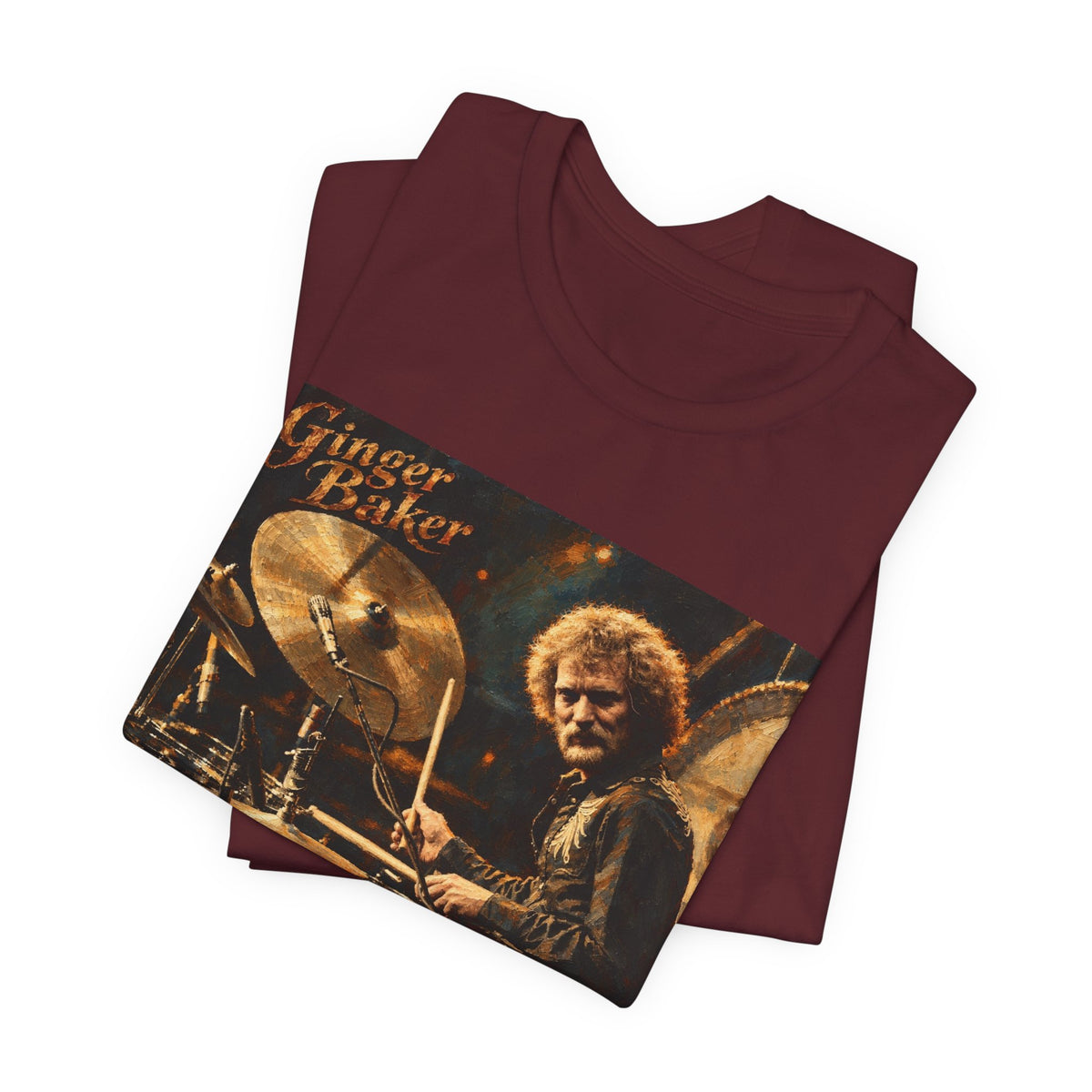 Ginger Baker Drummer T Shirt