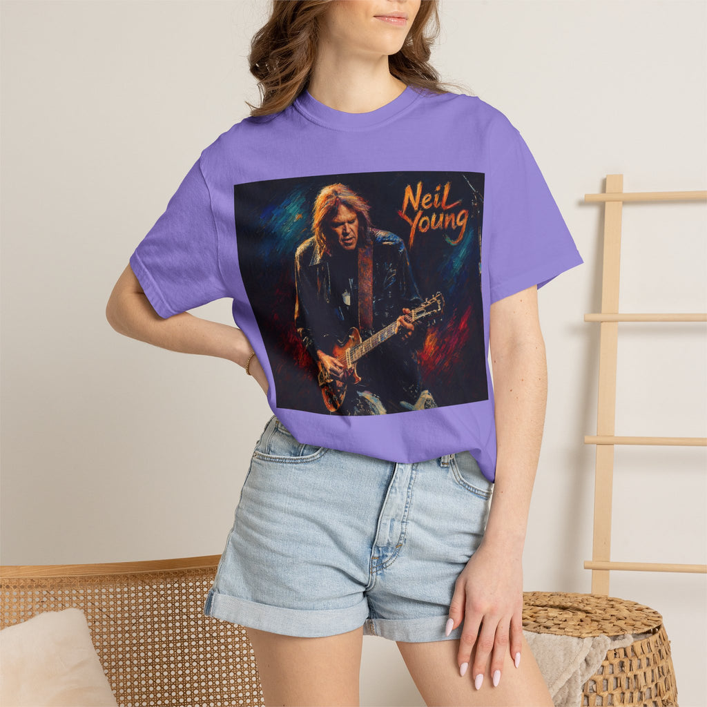 Neil Young Vintage Guitar T Shirt