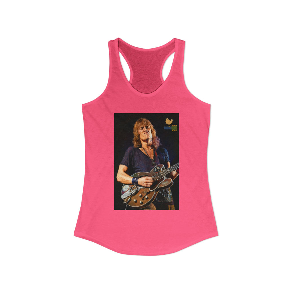 Alvin Lee at Woodstock Women's Racerback Tank