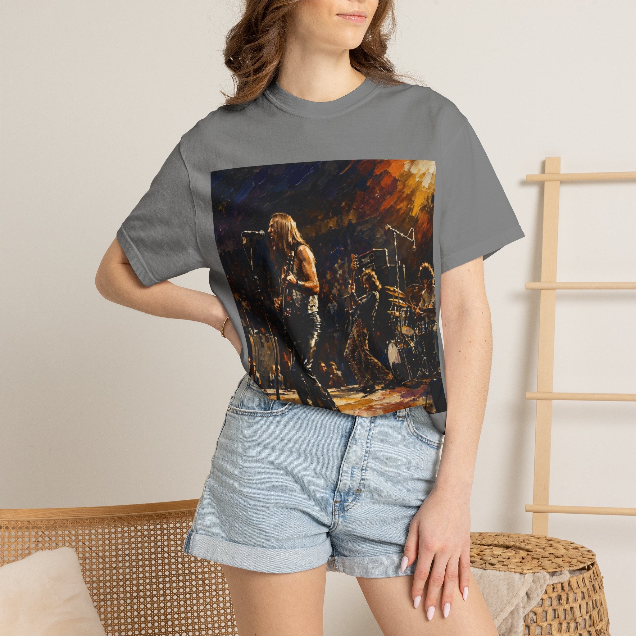 Classic Rock Guitar T‑Shirt — "Classic Tone Timeless Soul" Band Tee