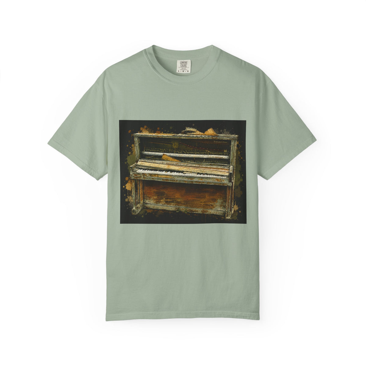 Vintage Piano Original Art T Shirt