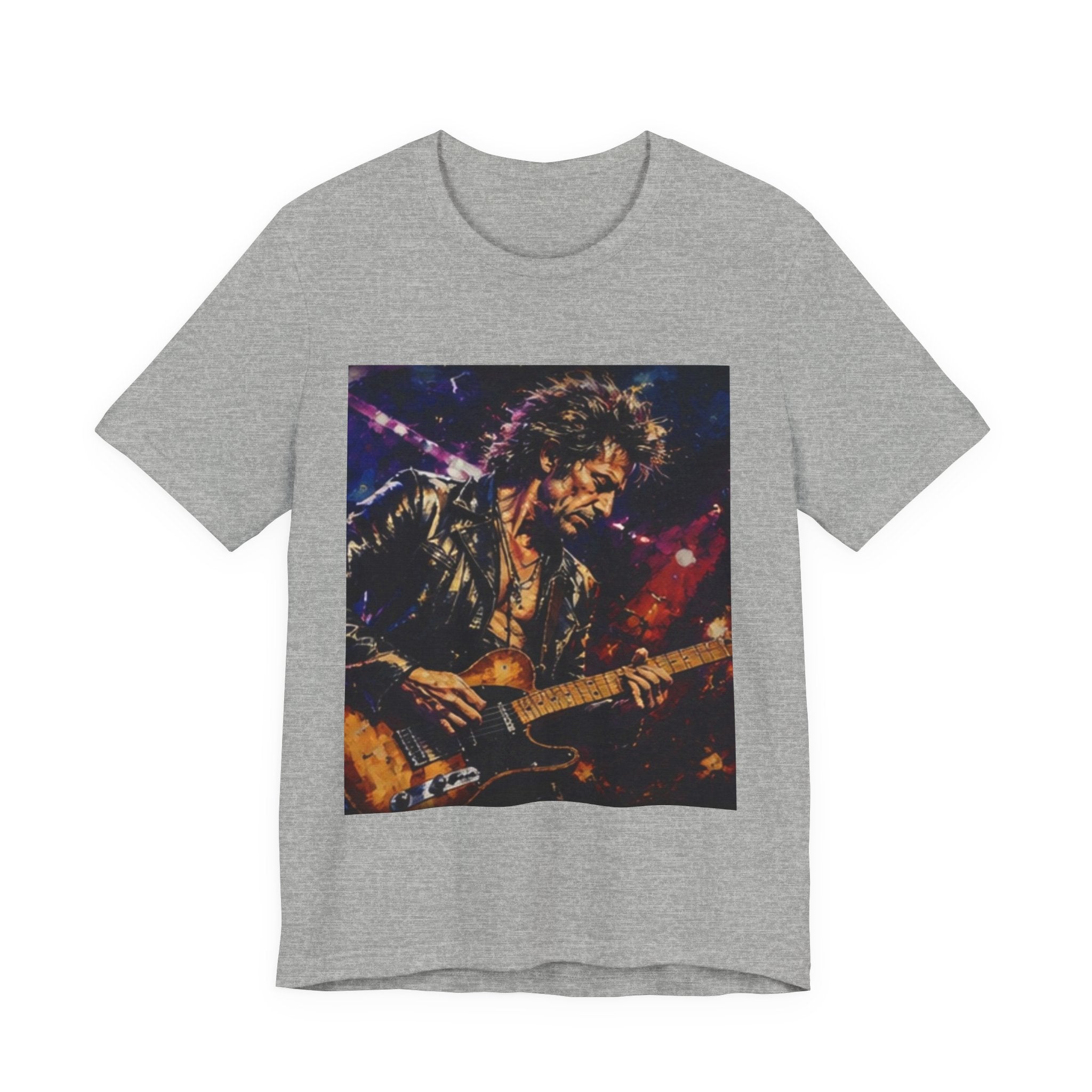 Guitarist Concert Graphic Tee — Vintage Rock Music Band Shirt
