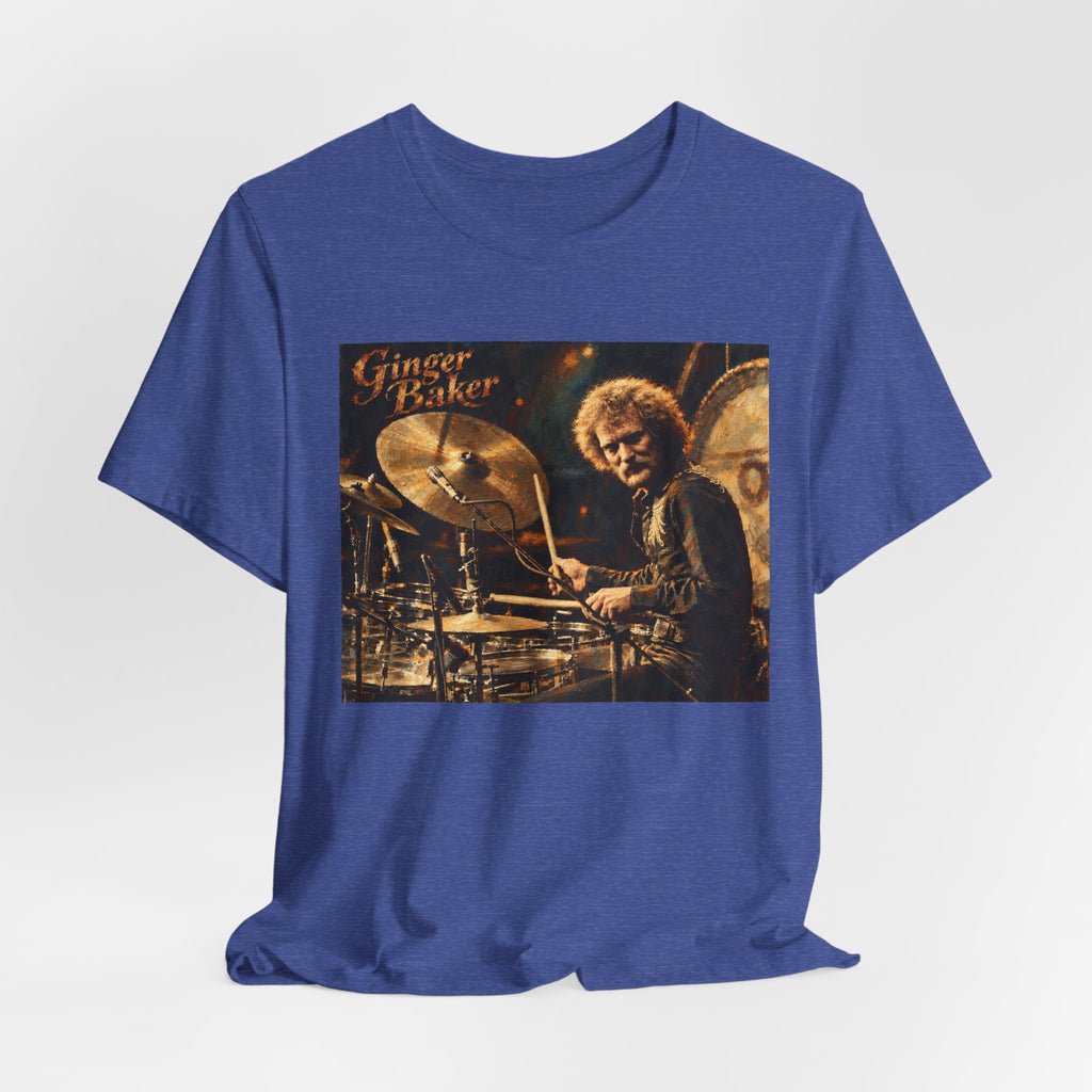 Ginger Baker Drummer T Shirt