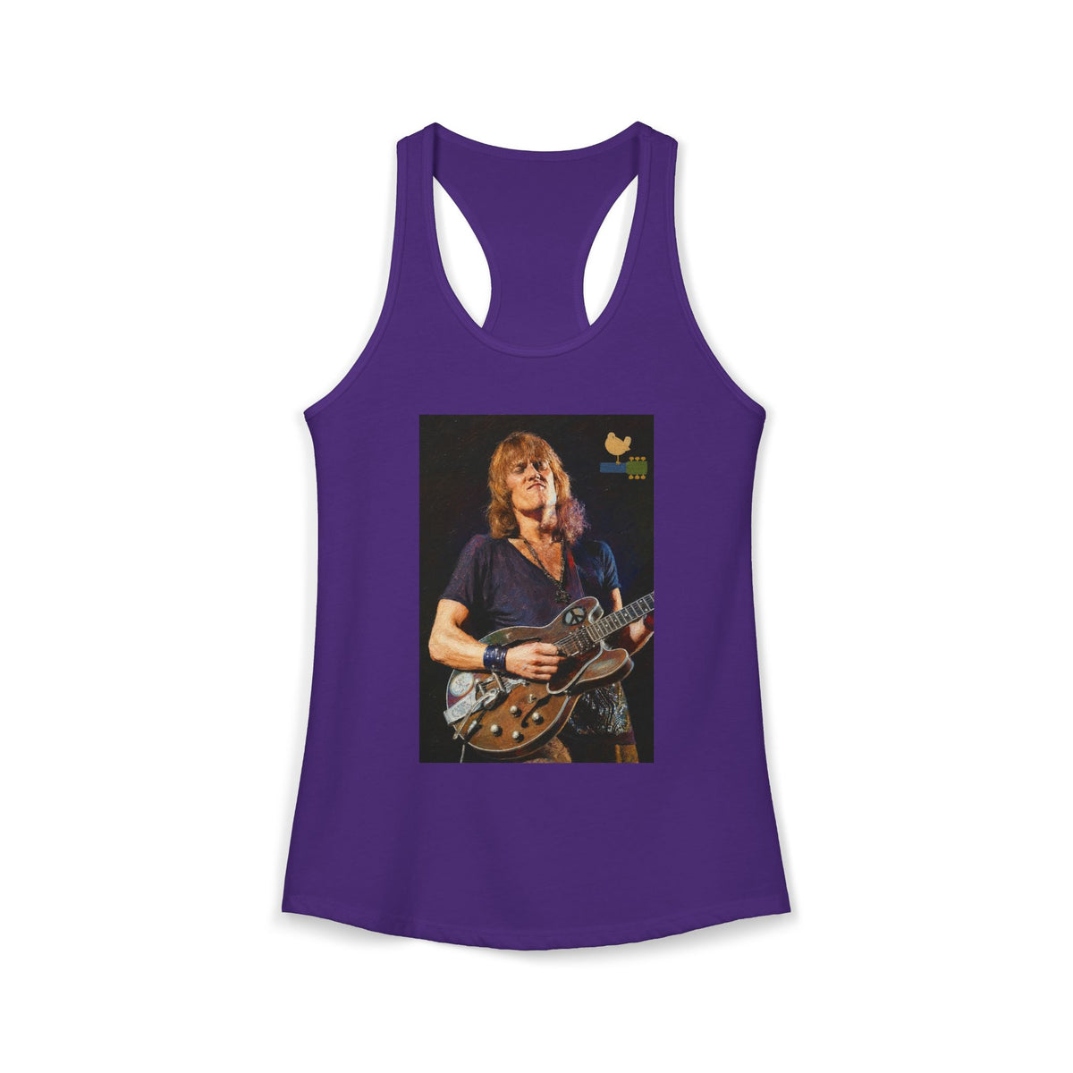 Alvin Lee at Woodstock Women's Racerback Tank