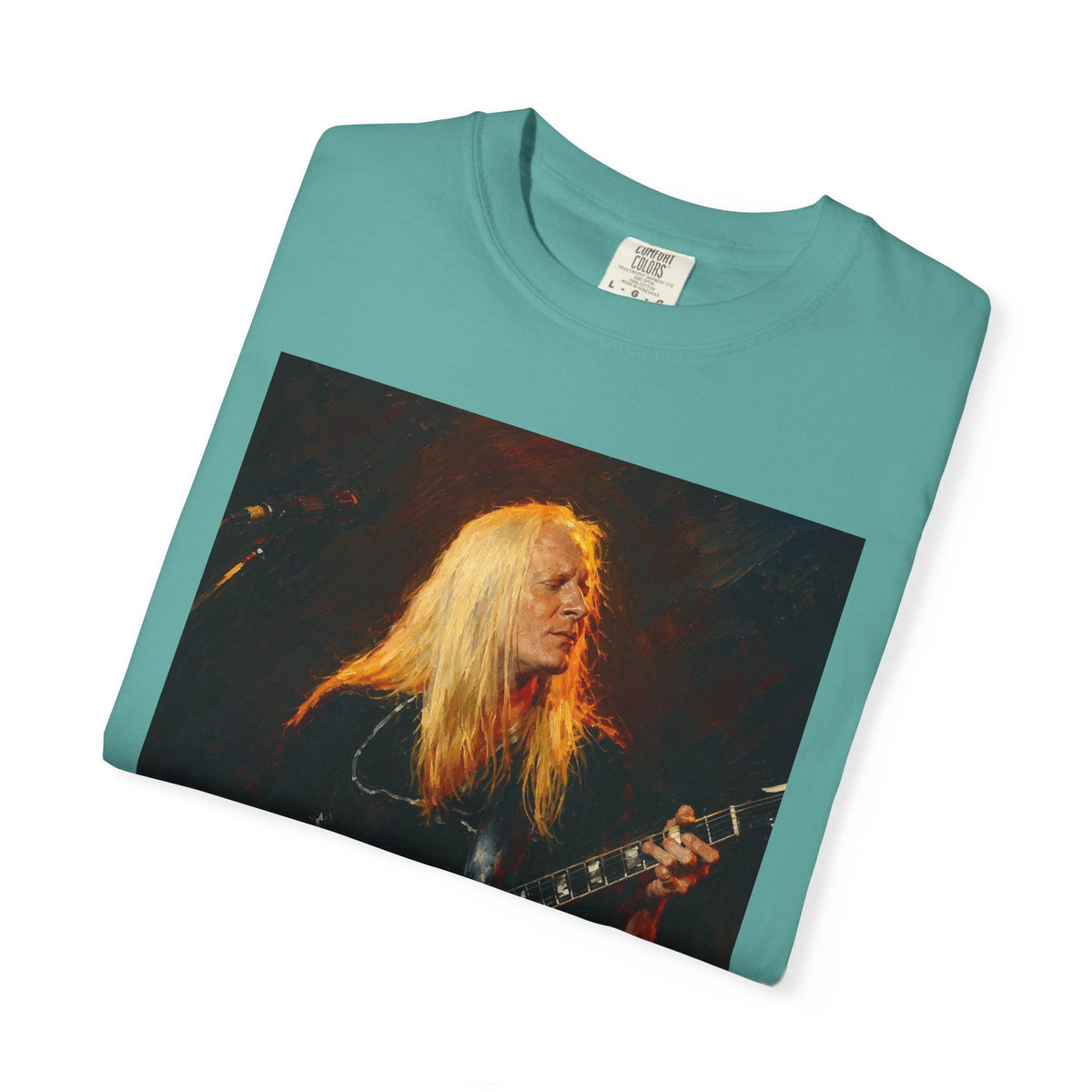 Johnny Winter Guitar T Shirt