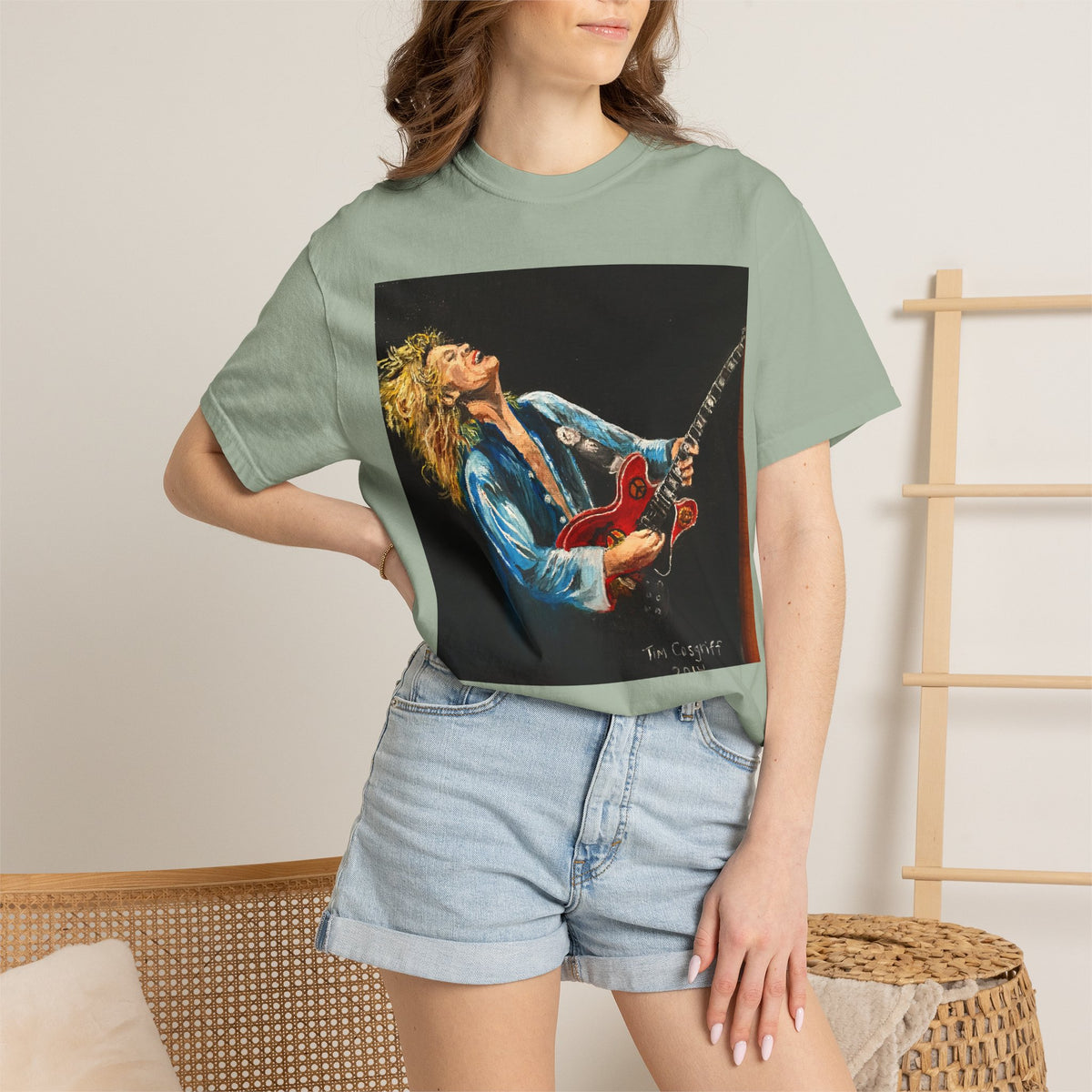 Guitar T Shirt Alvin Lee