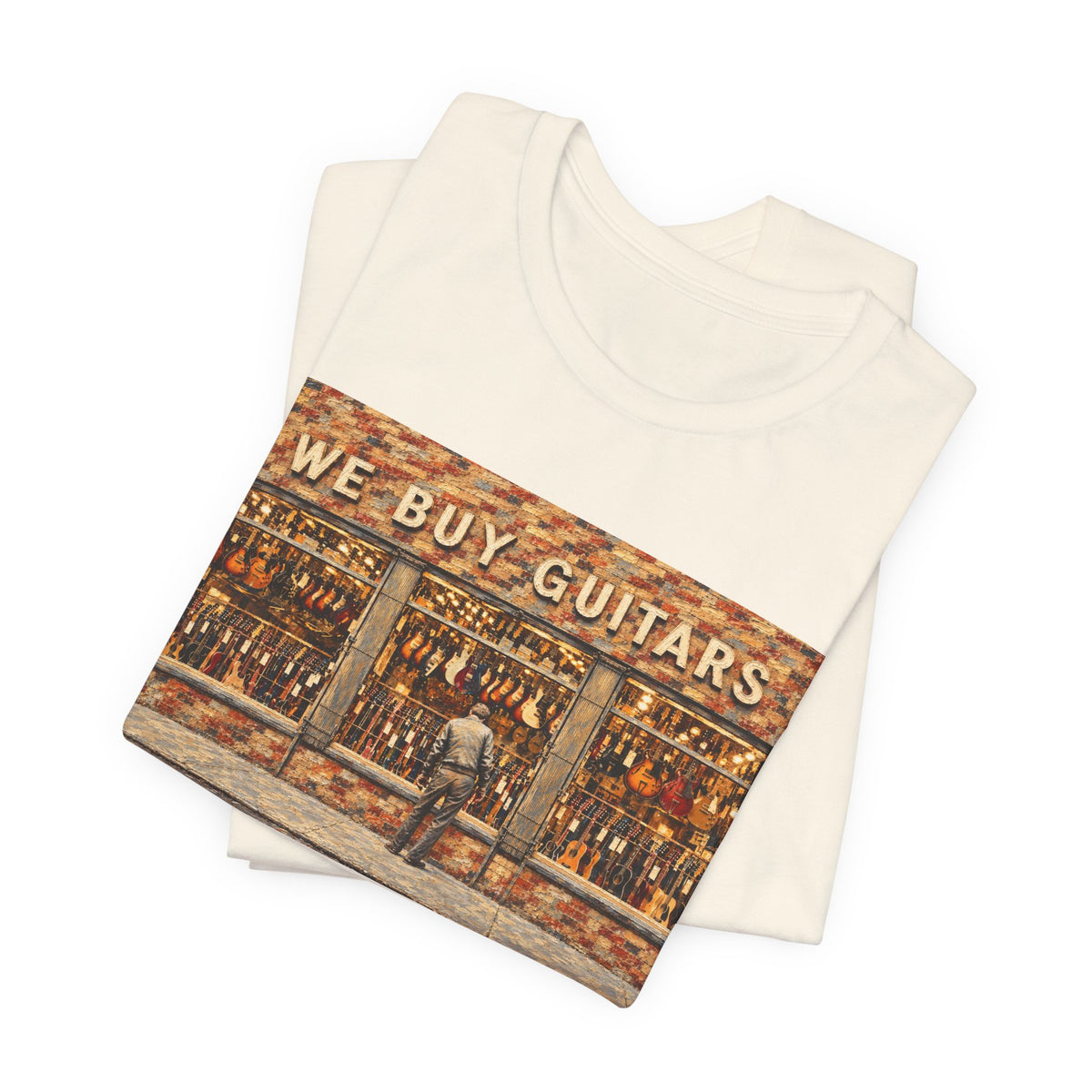 We Buy Guitars Vintage Music Store Tee