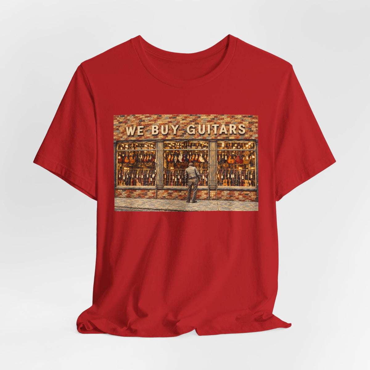 We Buy Guitars Vintage Music Store Tee