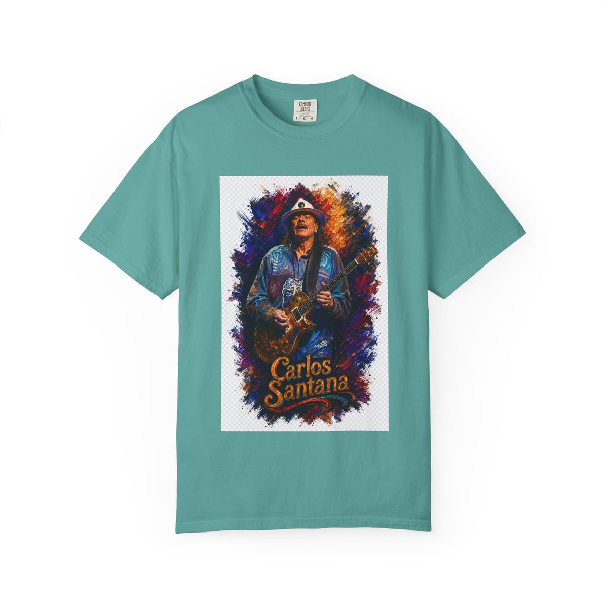 Carlos Santana Guitar  T Shirt