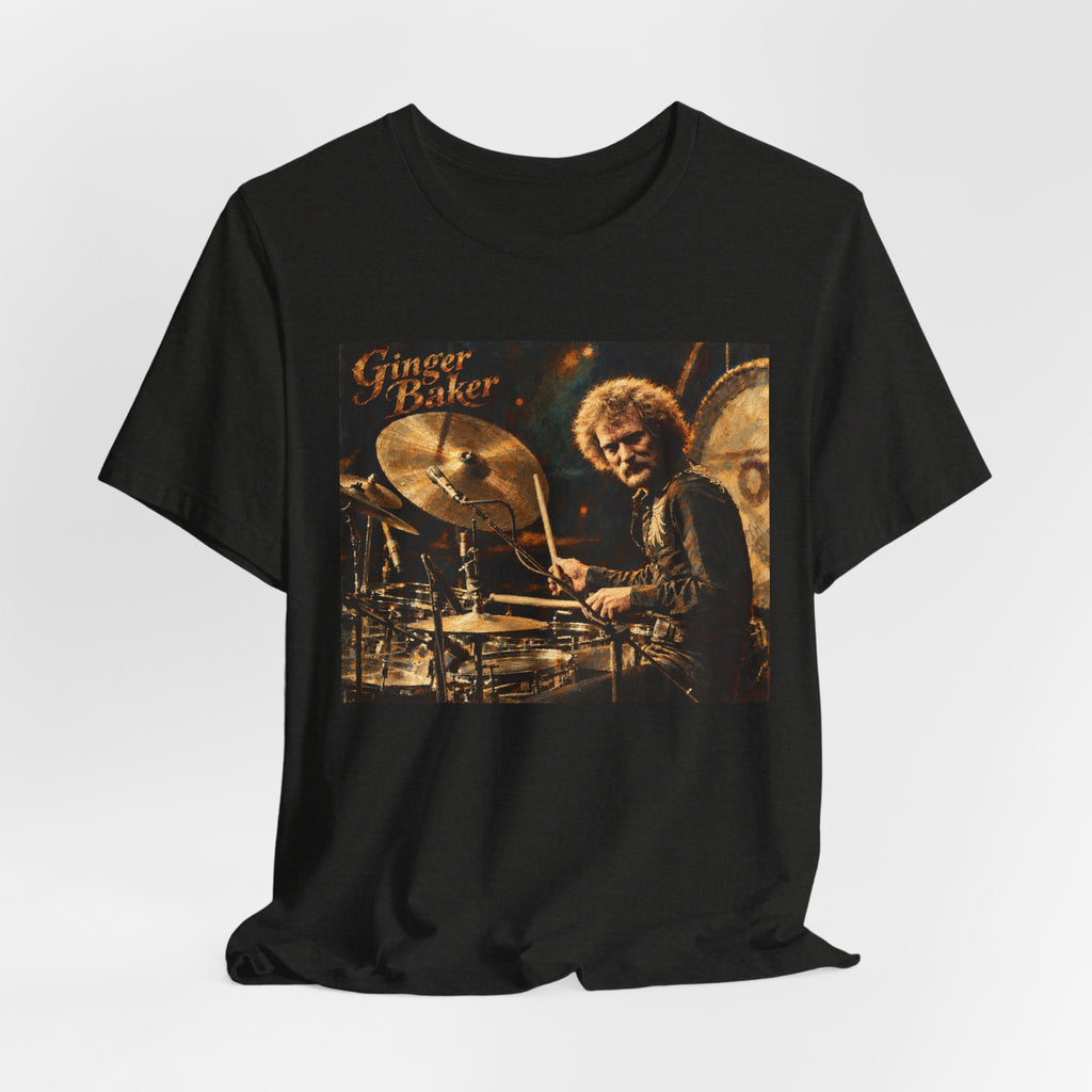 Ginger Baker Drummer T Shirt