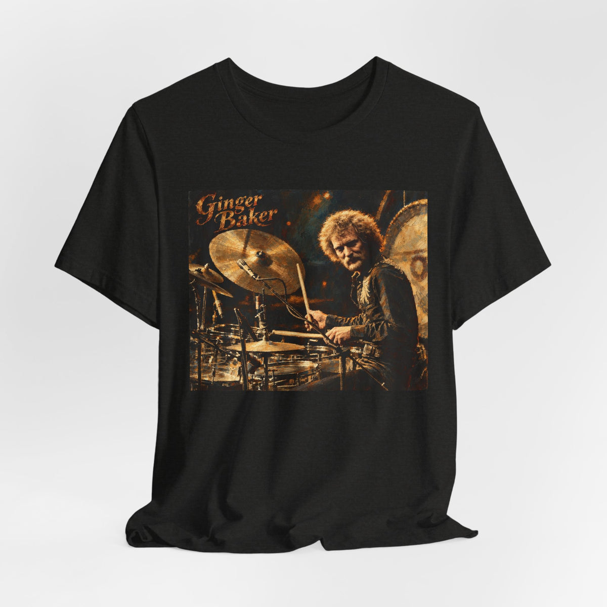 Ginger Baker Drummer T Shirt